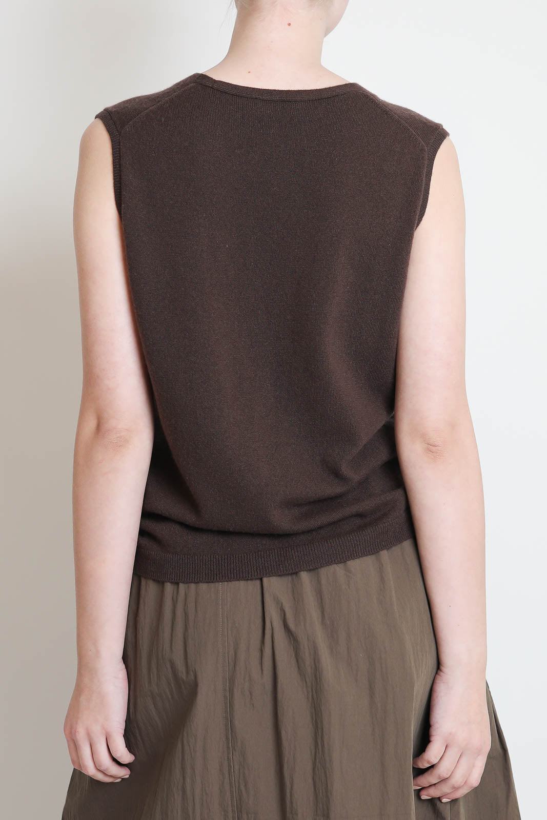 Zenggi, Gilet Cashmere Blend in Braun