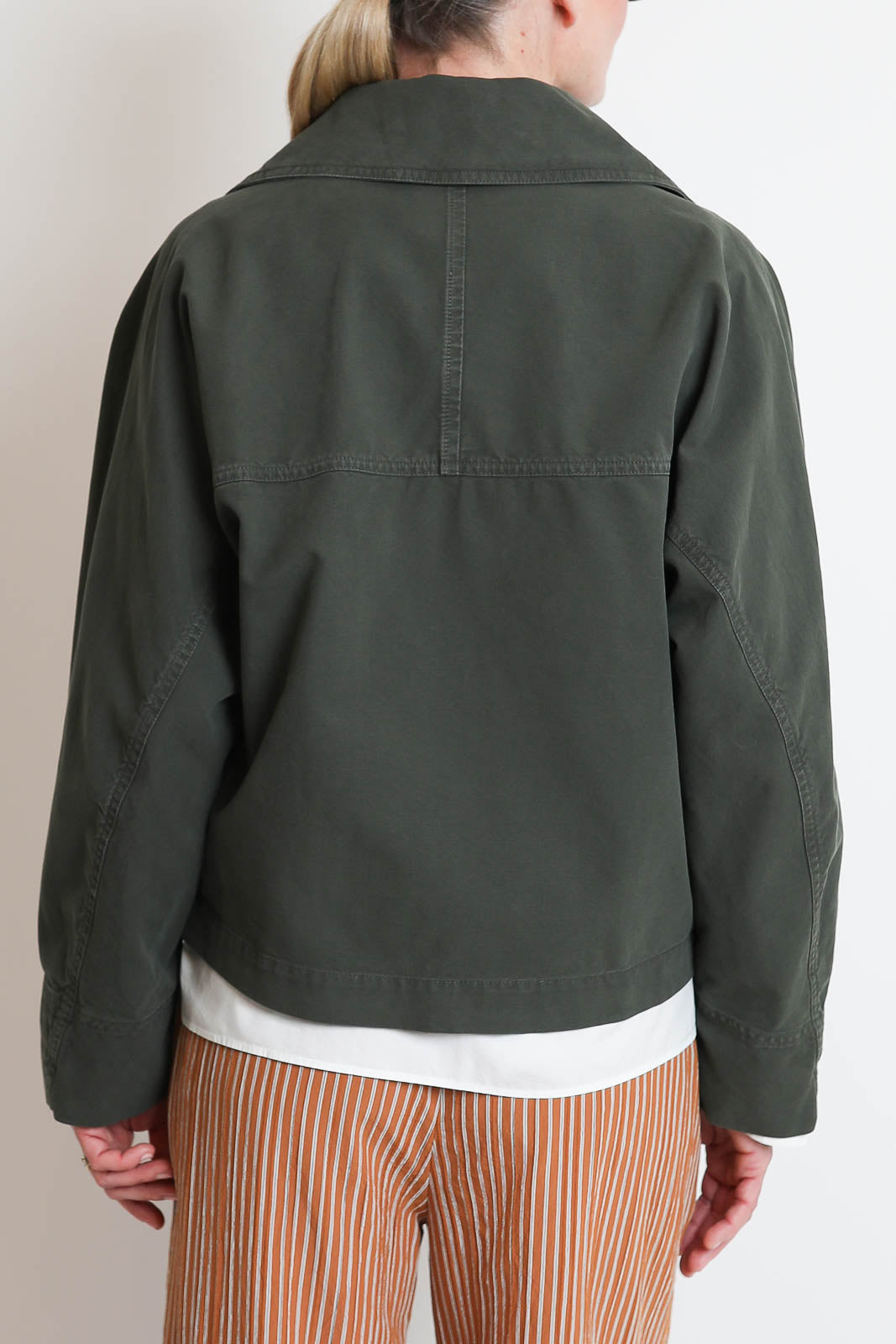 Pomandere, Jacke aus Baumwolle in Forest Green