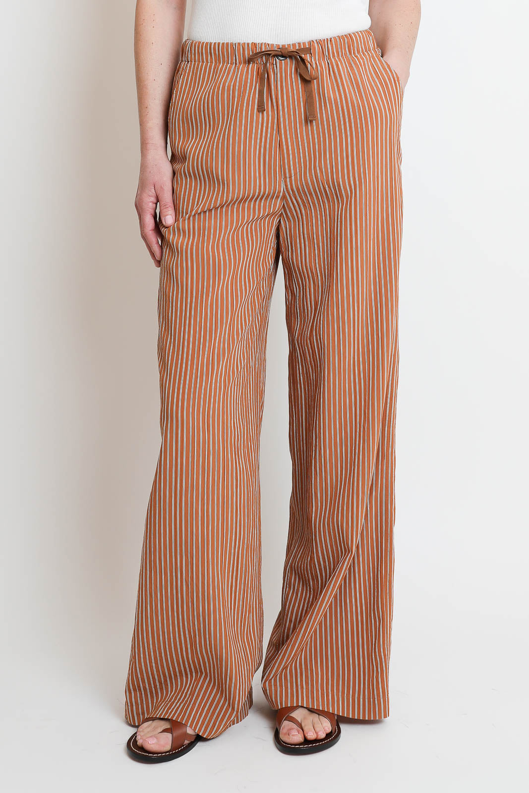 Pomandere, Hosen mit Streifen in Apricot