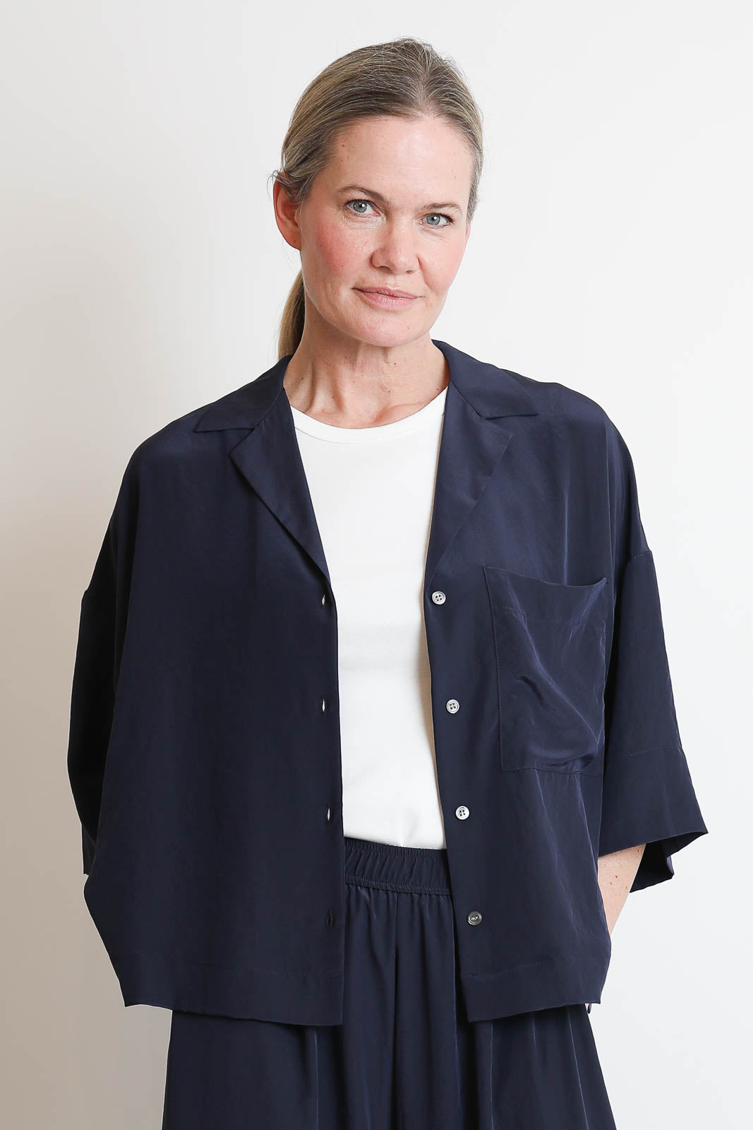 Zenggi, Bluse Boxy in Japan Blue