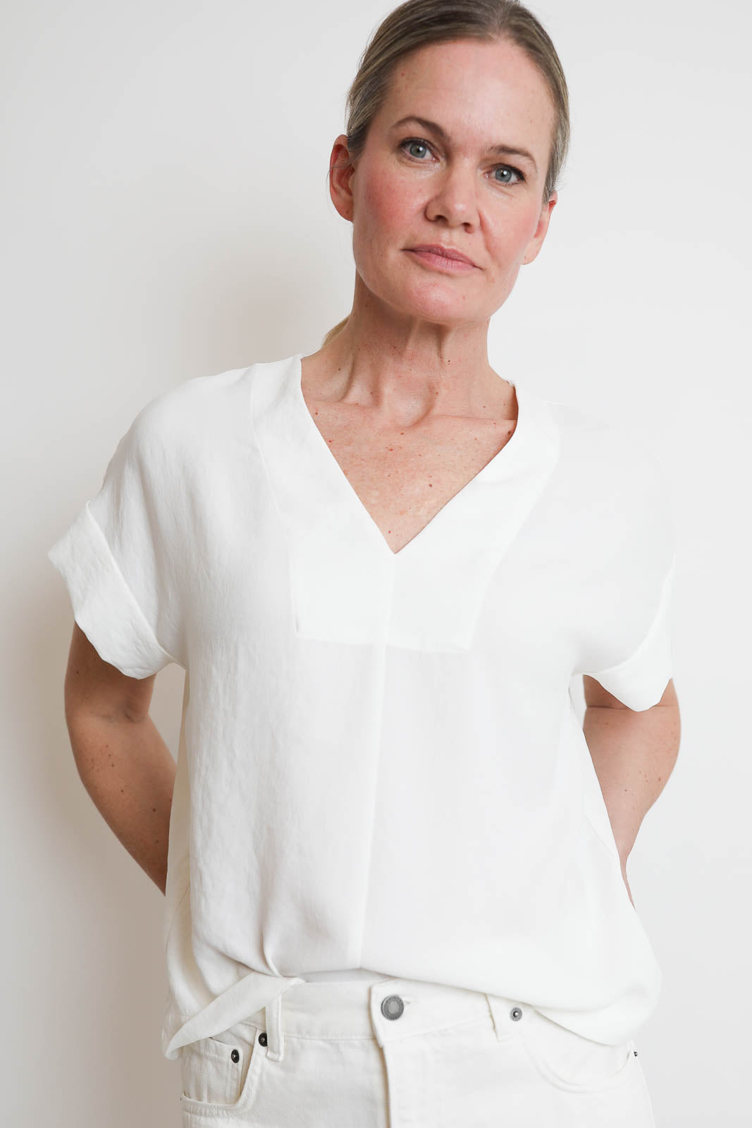 Zenggi, Top Fluid in Off White