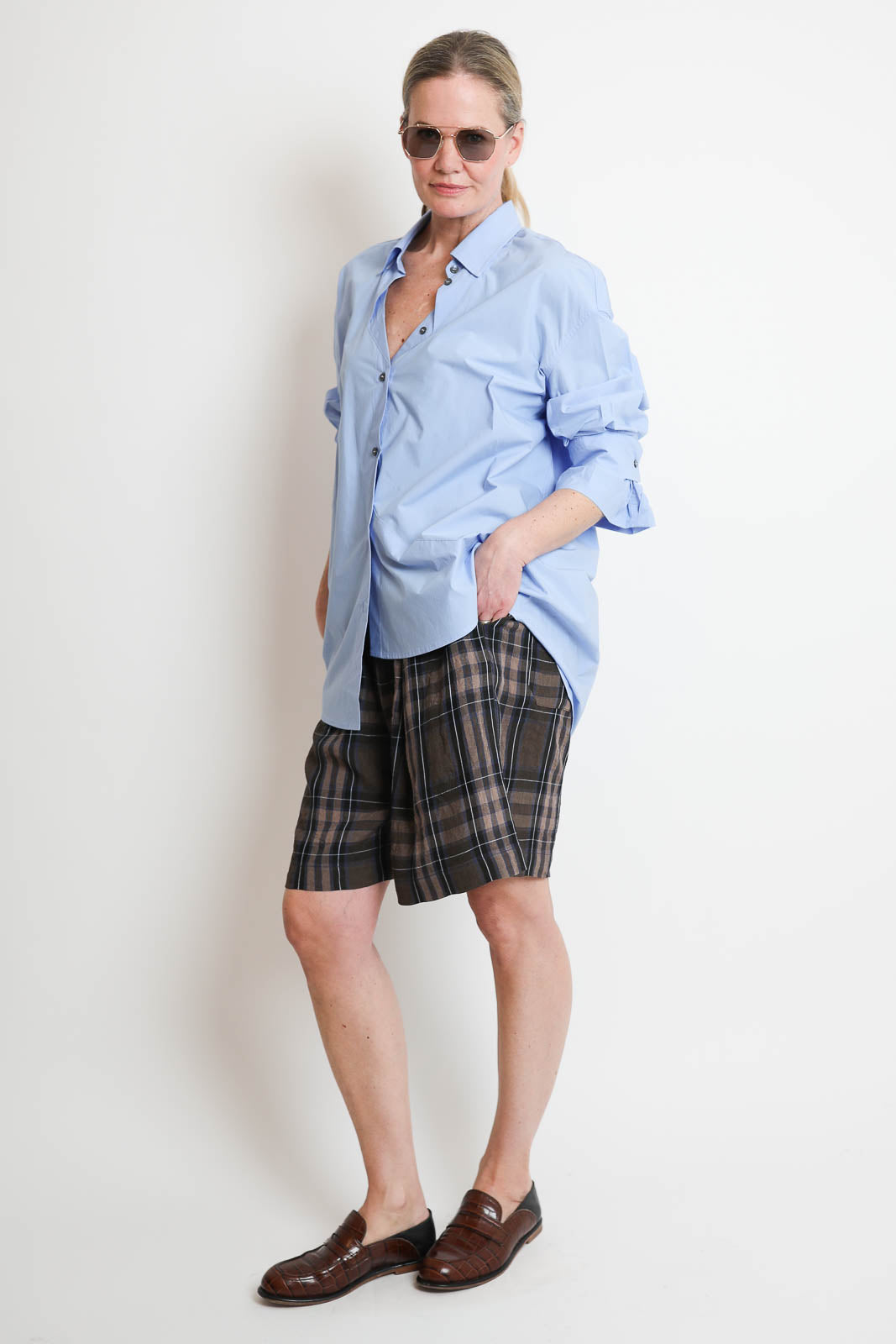 Phisique du Role, Bluse Irregular in Sky Cielo