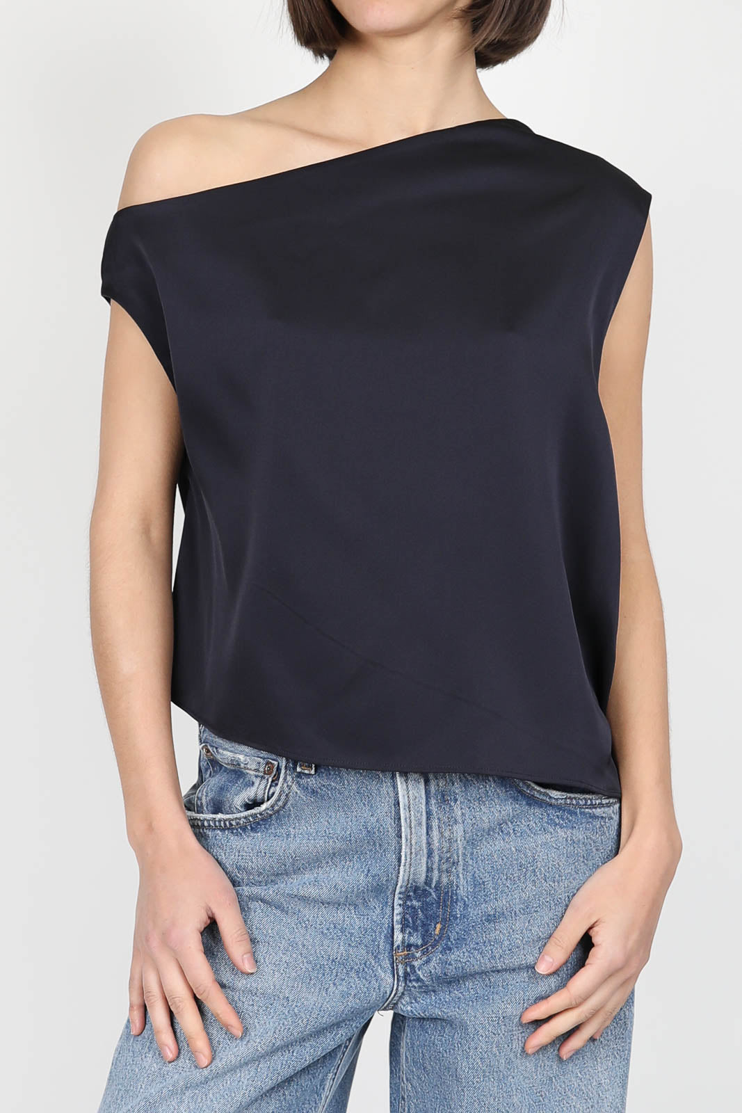 Top Lacy in Blue Grey