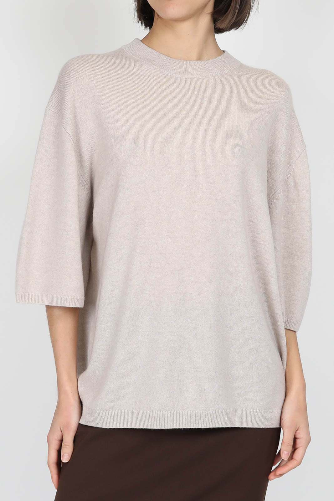 Pullover Easy in Oatmeal Melange