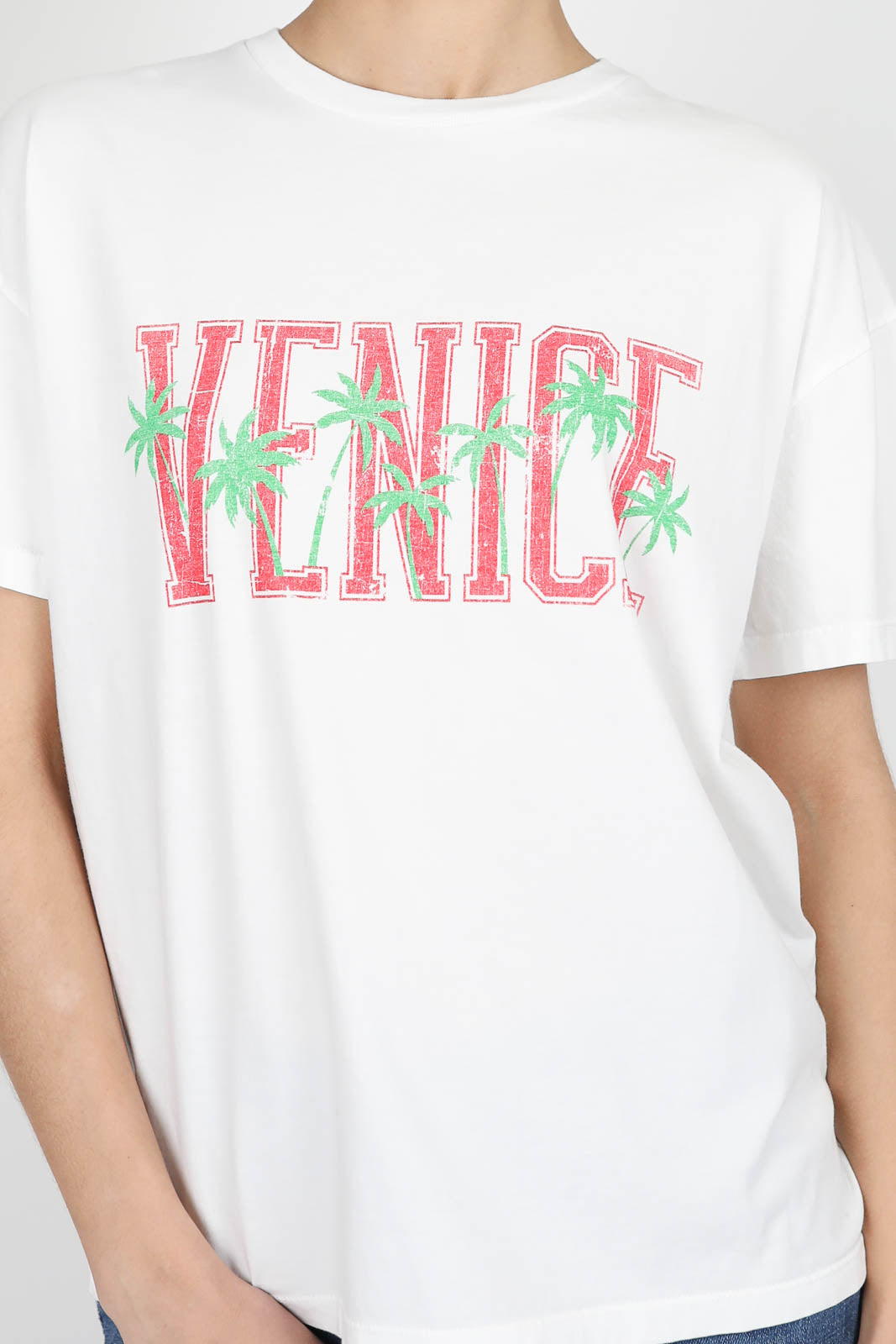 T-Shirt Venice in Optic White