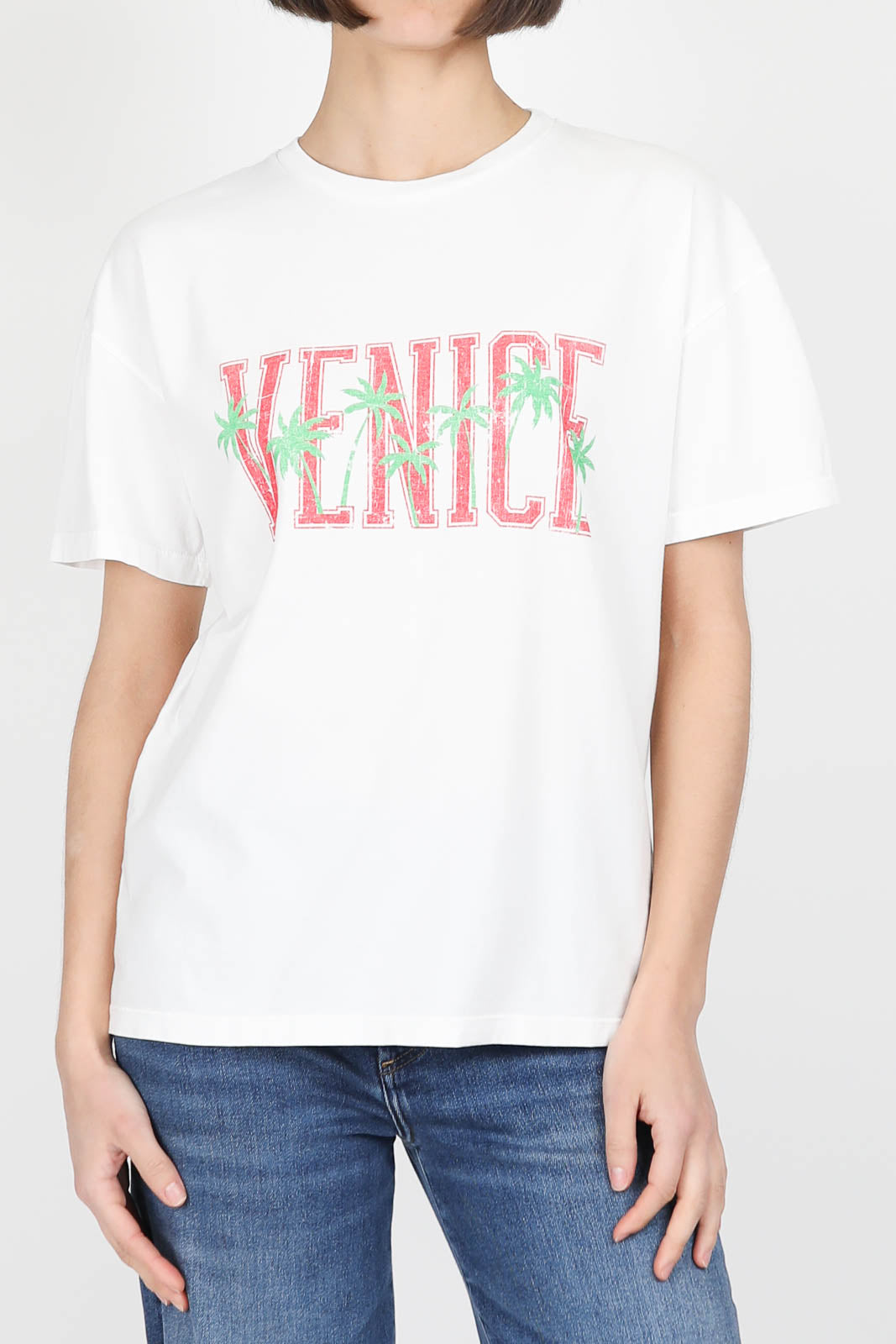 T-Shirt Venice in Optic White