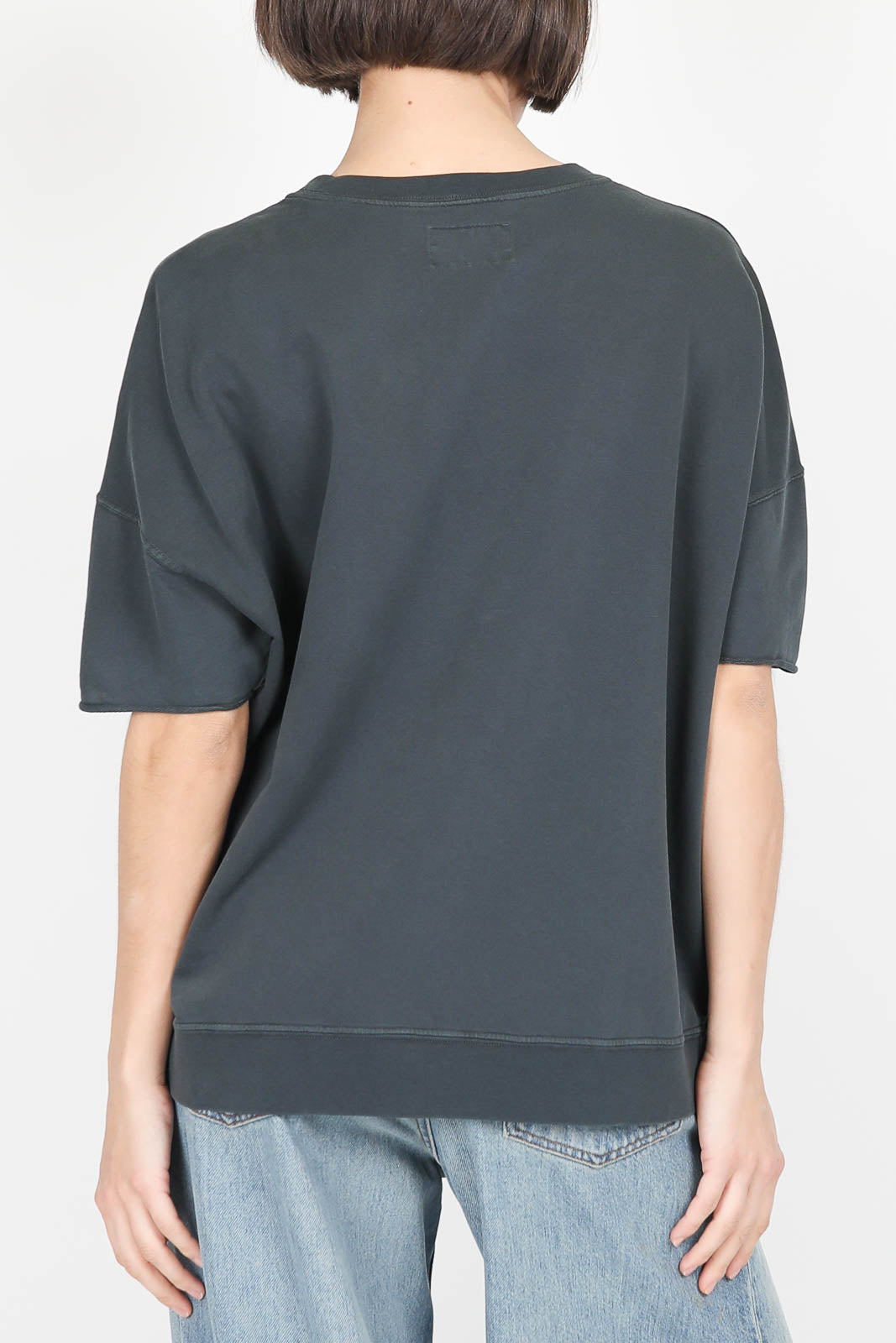T-Shirt aus Baumwolle in Pirate Black