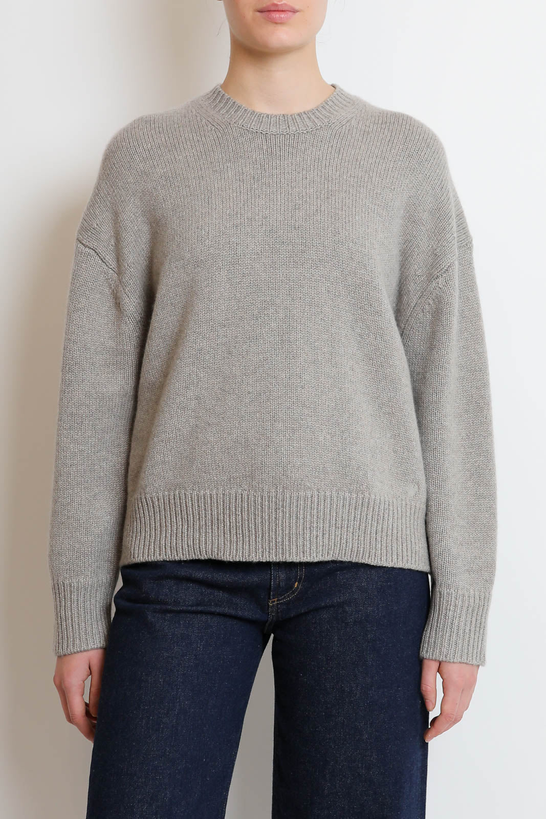 Loulou de Saison, Pullover Pia in Stone Melange