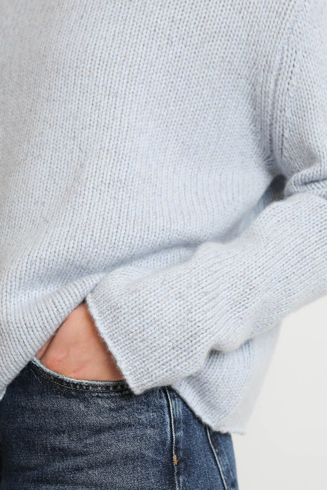 Lisa Yang, Pullover Nelsy D in Misty Blue