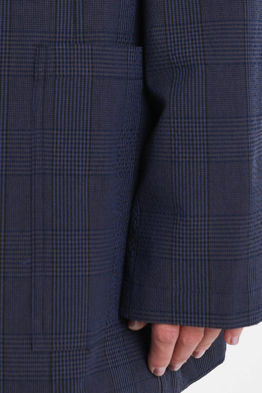 Tibi, Liam Blazer in Navy Multi