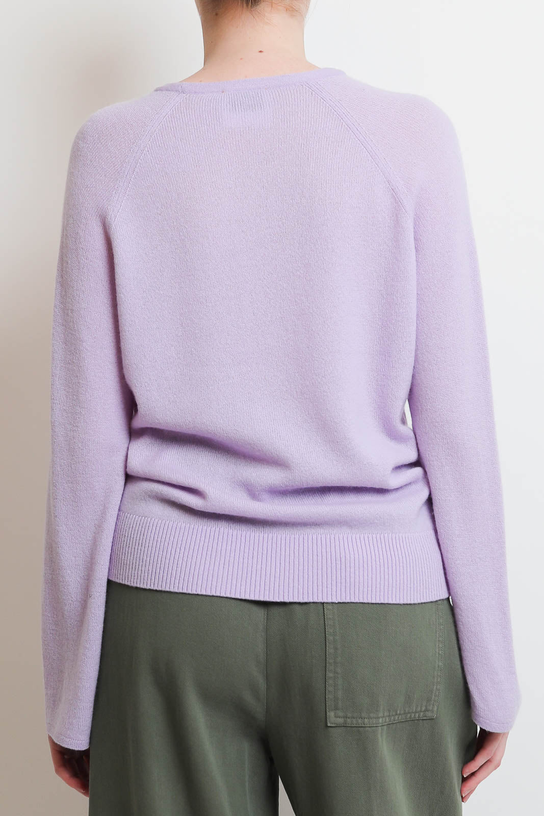 Forte-Forte, Wool Cashmere Gauze Sweater in Lilac