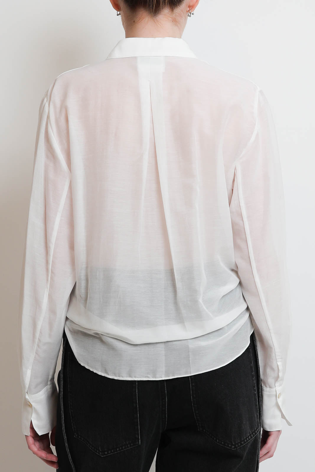 Forte-Forte, Bluse Embroideres in Bianco