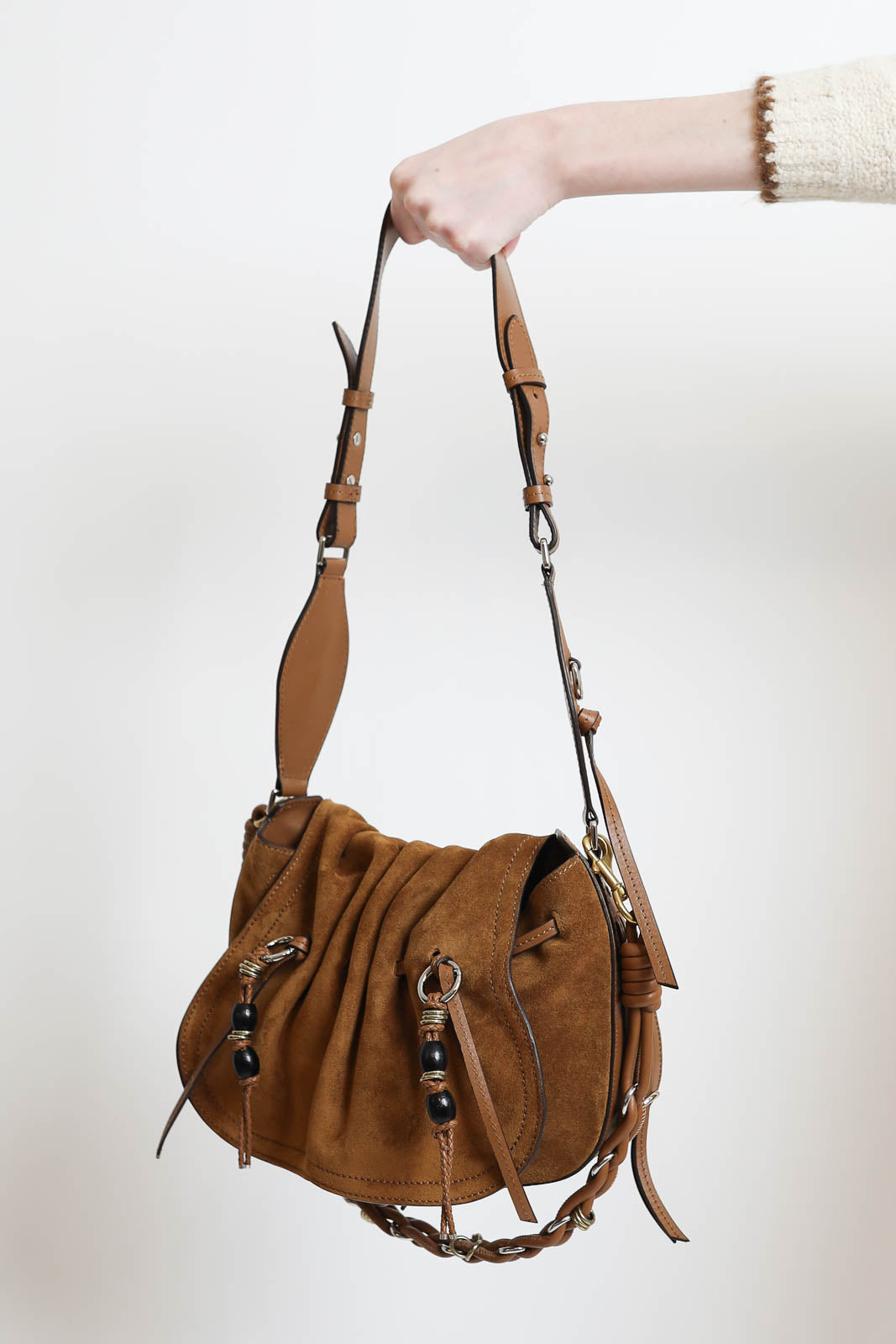 Isabel Marant, Tasche Bolton Shoulder in Cognac