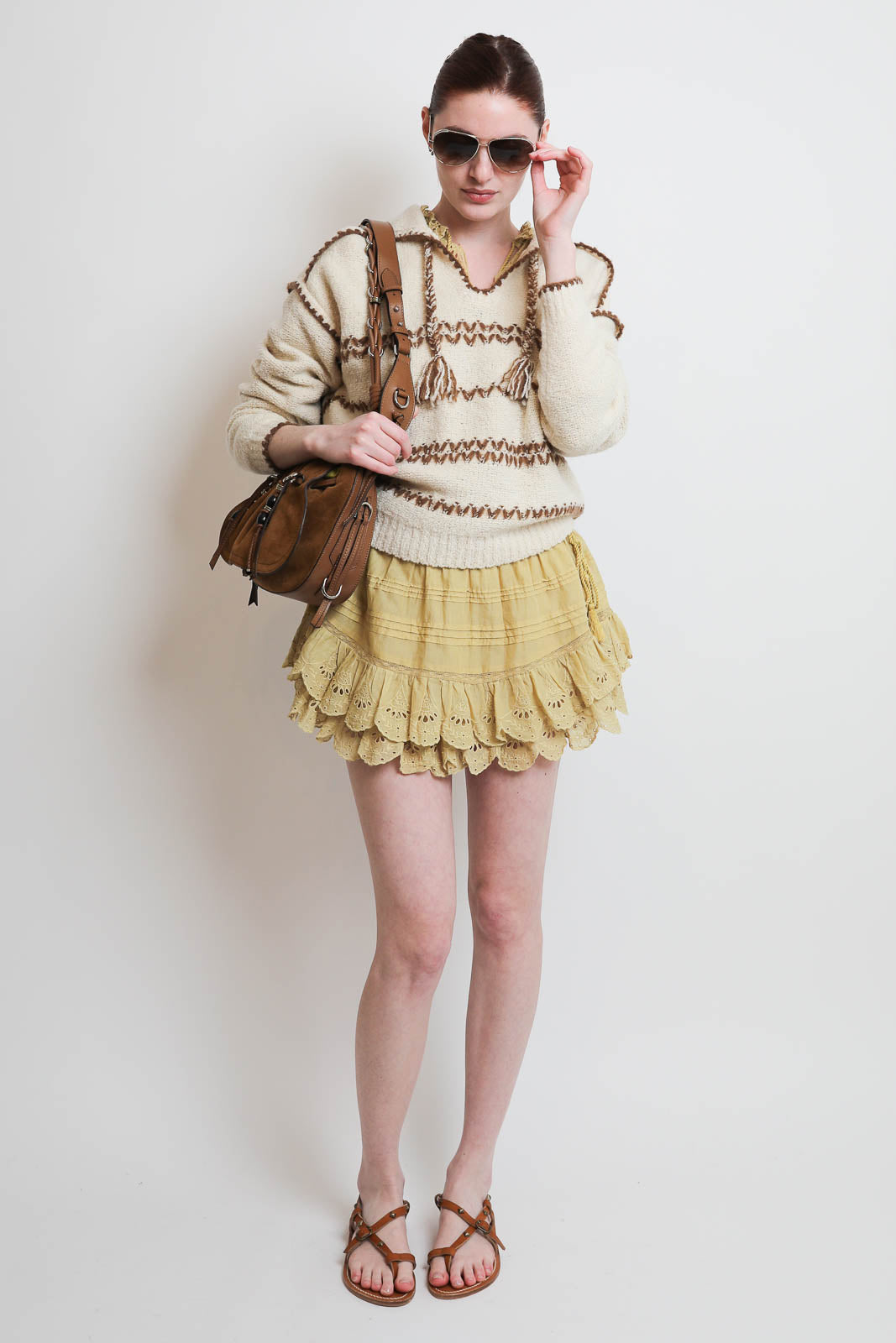 Marant Etoile, Pullover Romera in Ecru/Bronze