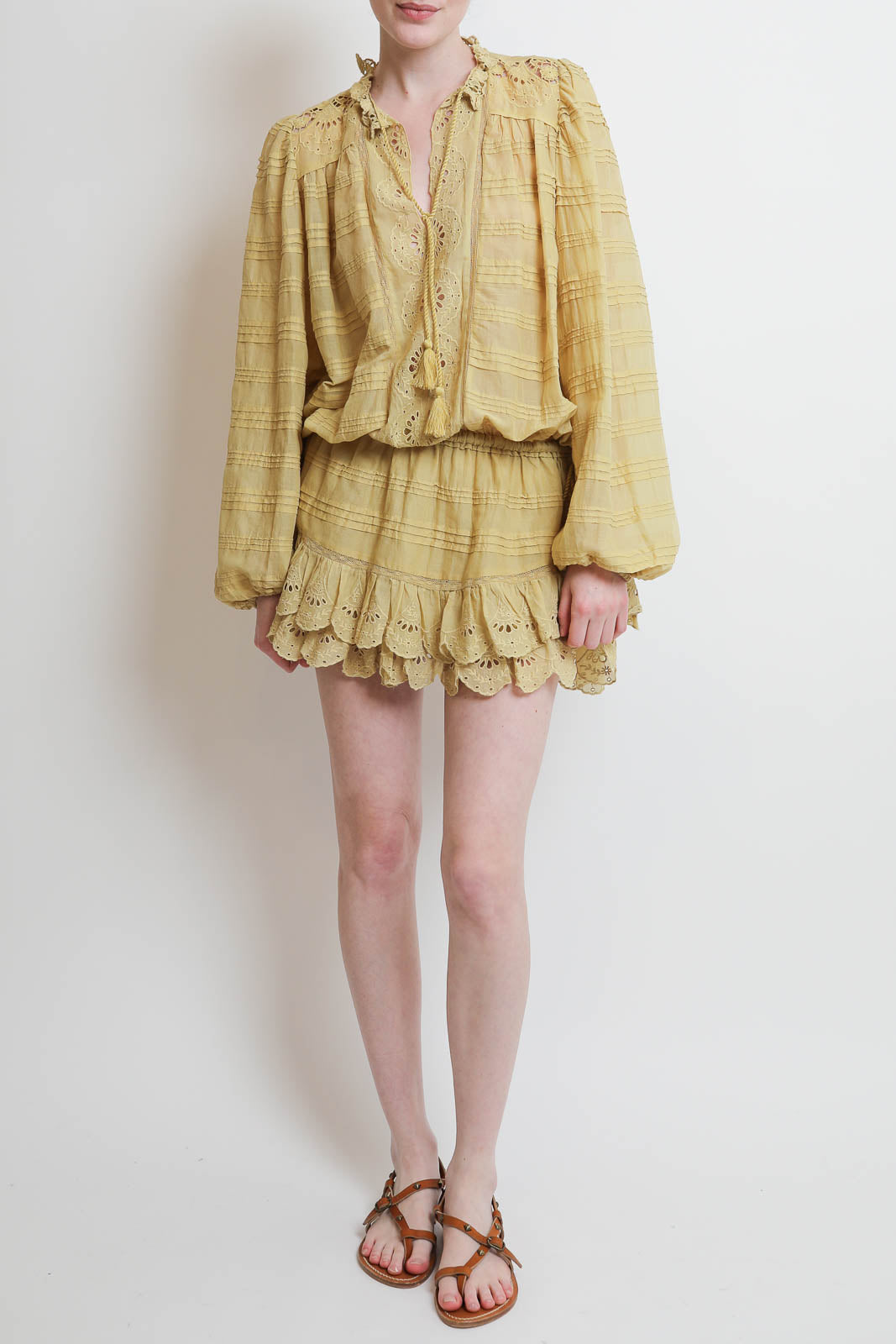 Marant Etoile, Kleid Preya in Light Ochre