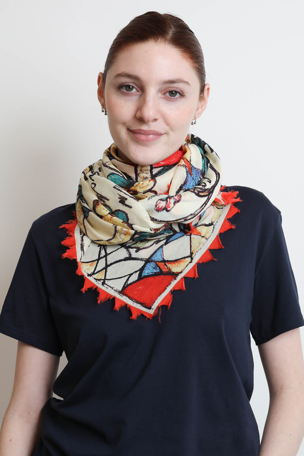 Faliero Sarti, Schal Mara in Ecru