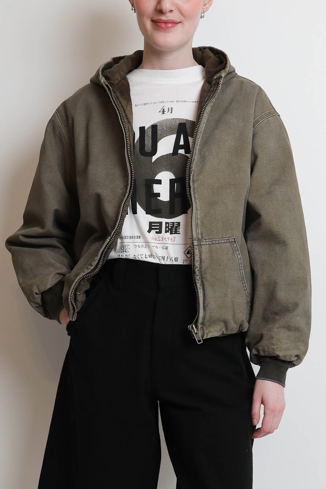 6397, Jacke Zip-Up in Mud