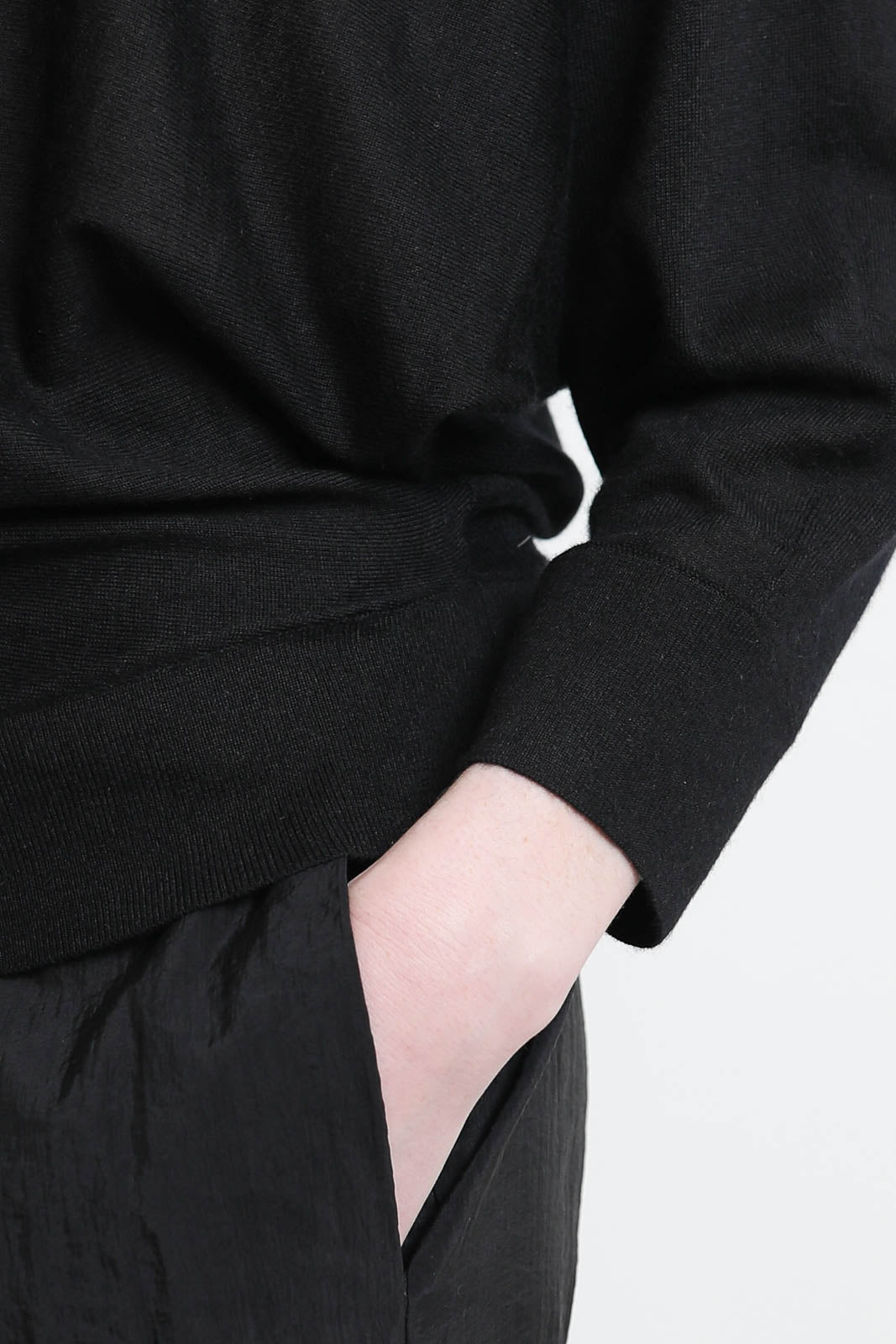 CO, Pullover Asymmetrical in Schwarz