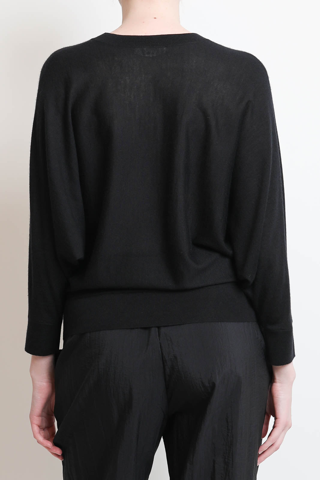 CO, Pullover Asymmetrical in Schwarz