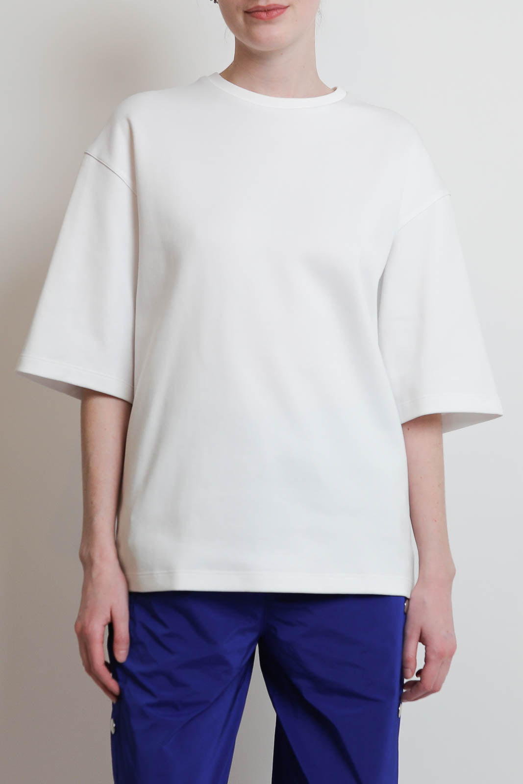 Tibi, T-Shirt Active in Weiss