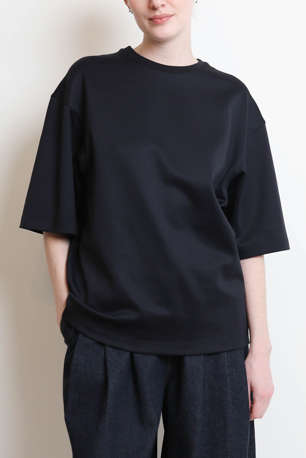 Tibi, T-Shirt Active in Navy