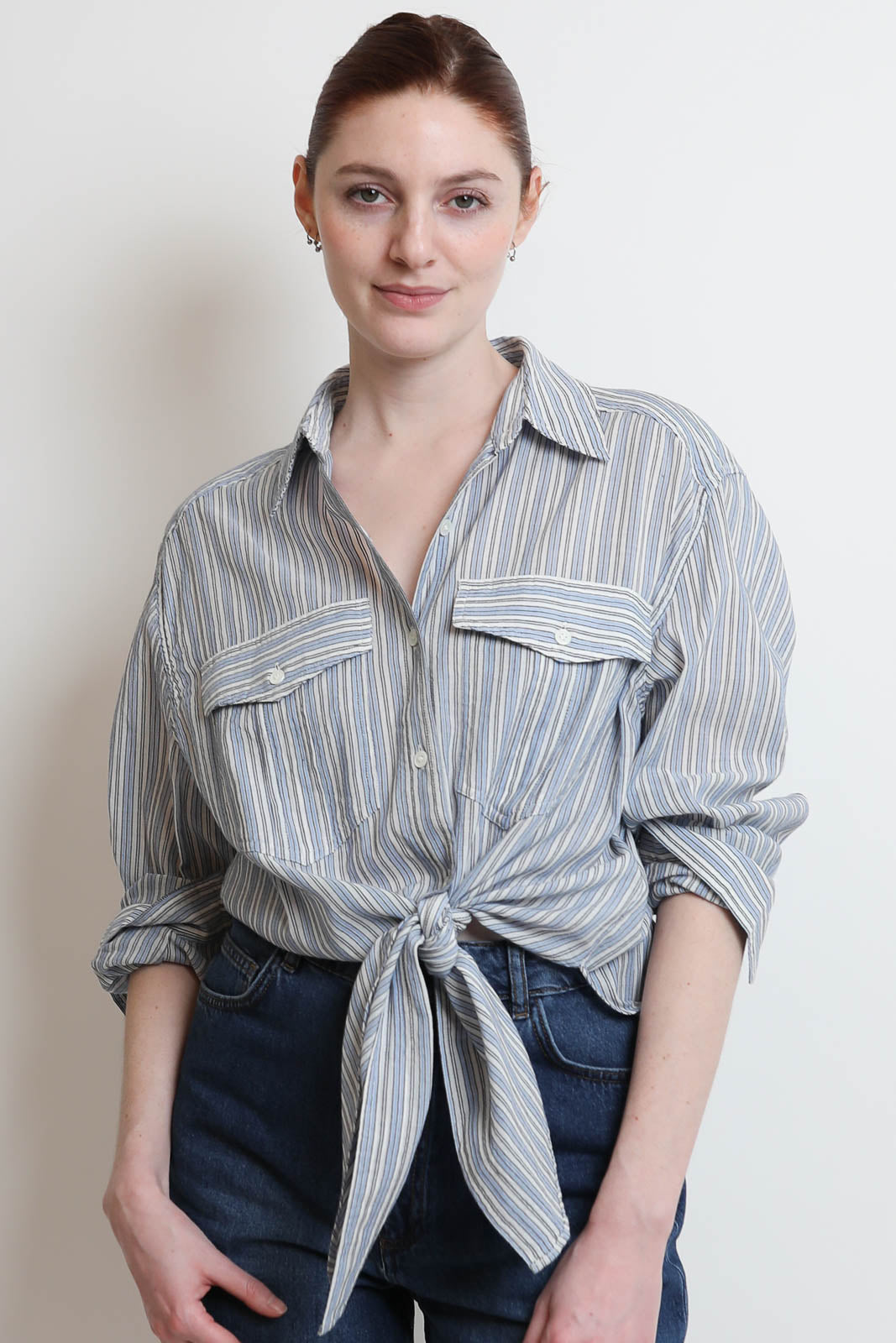 Marant Etoile, Bluse Nath in Blau