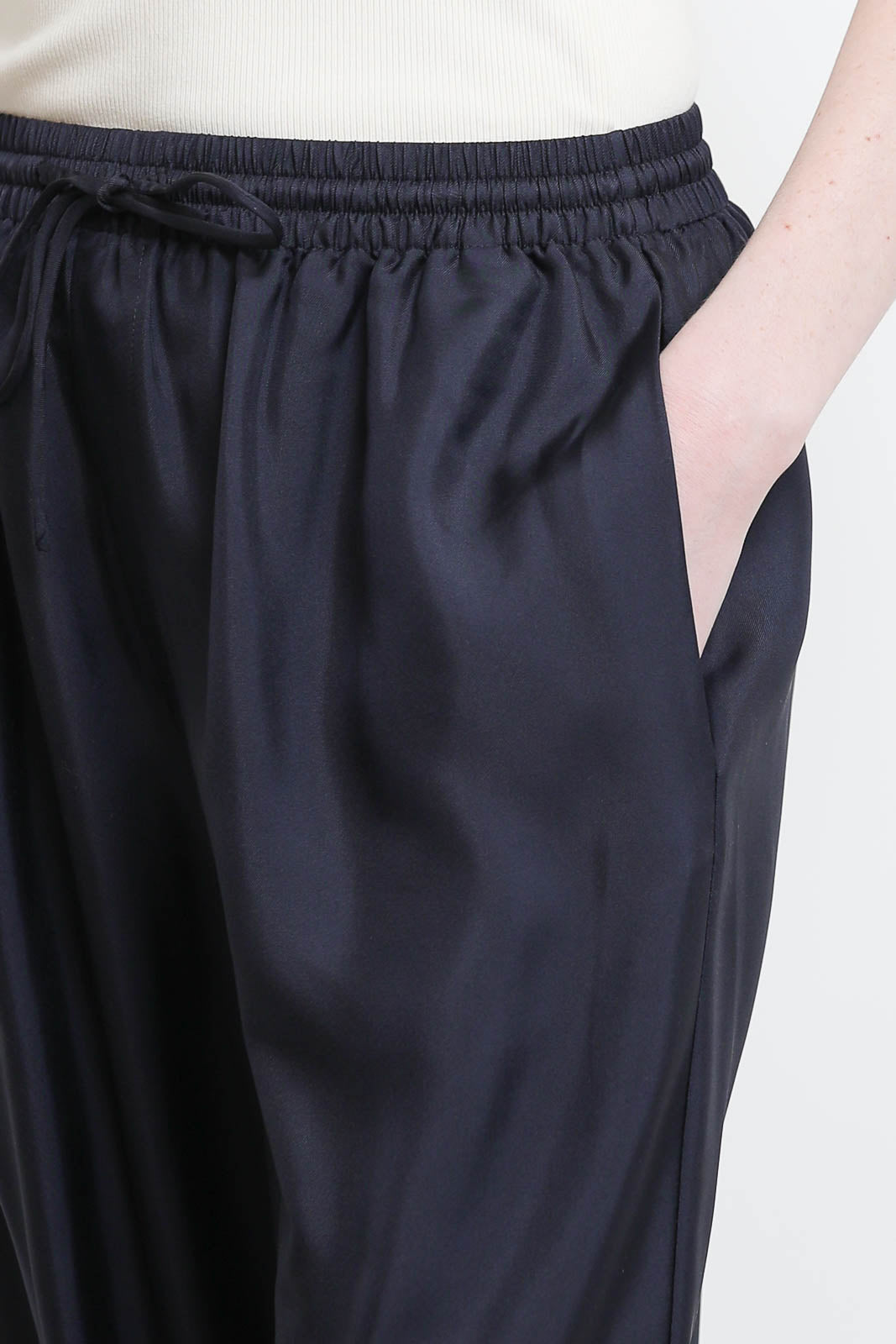 Rohe, Hose Wide Leg Silk in Night