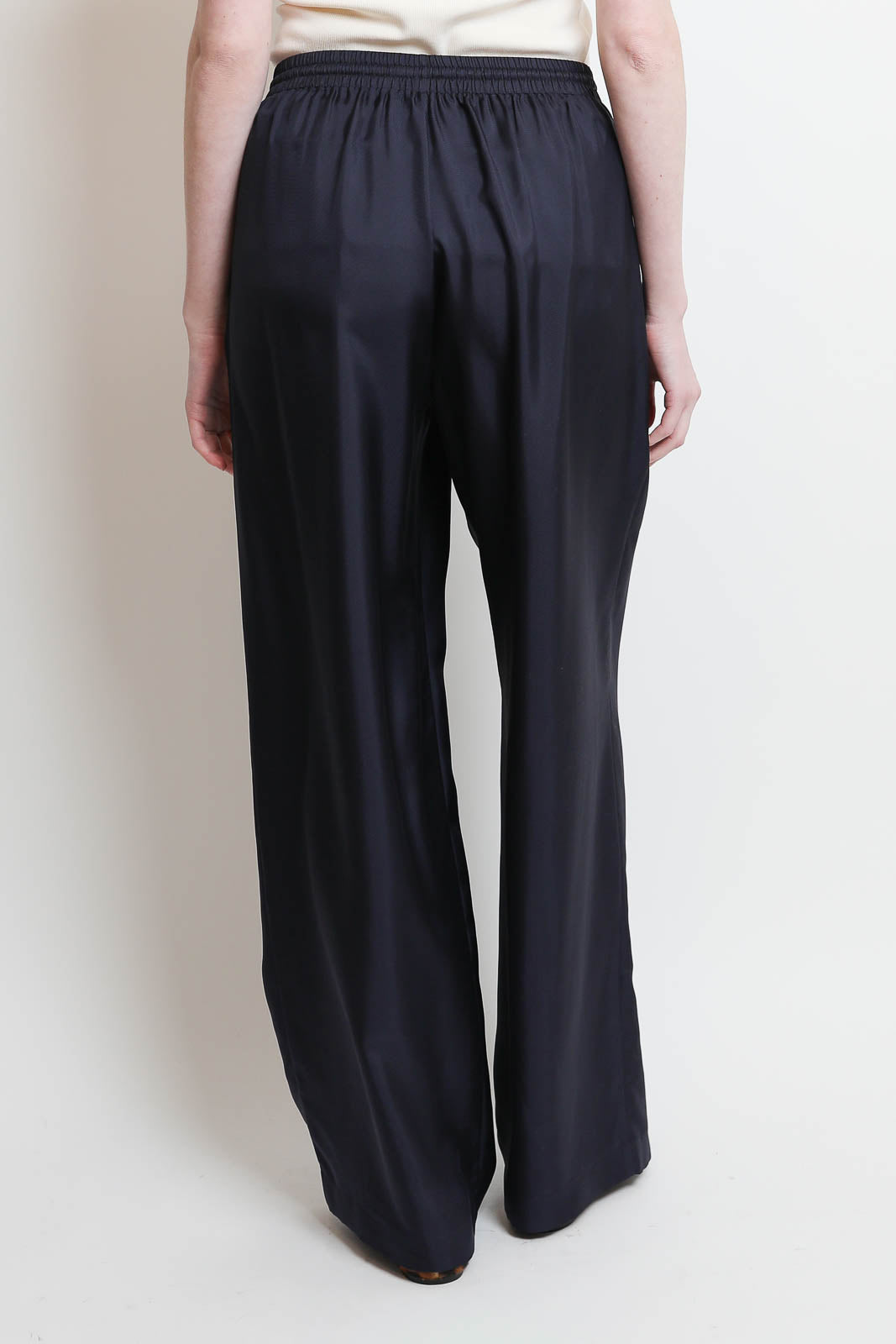 Rohe, Hose Wide Leg Silk in Night