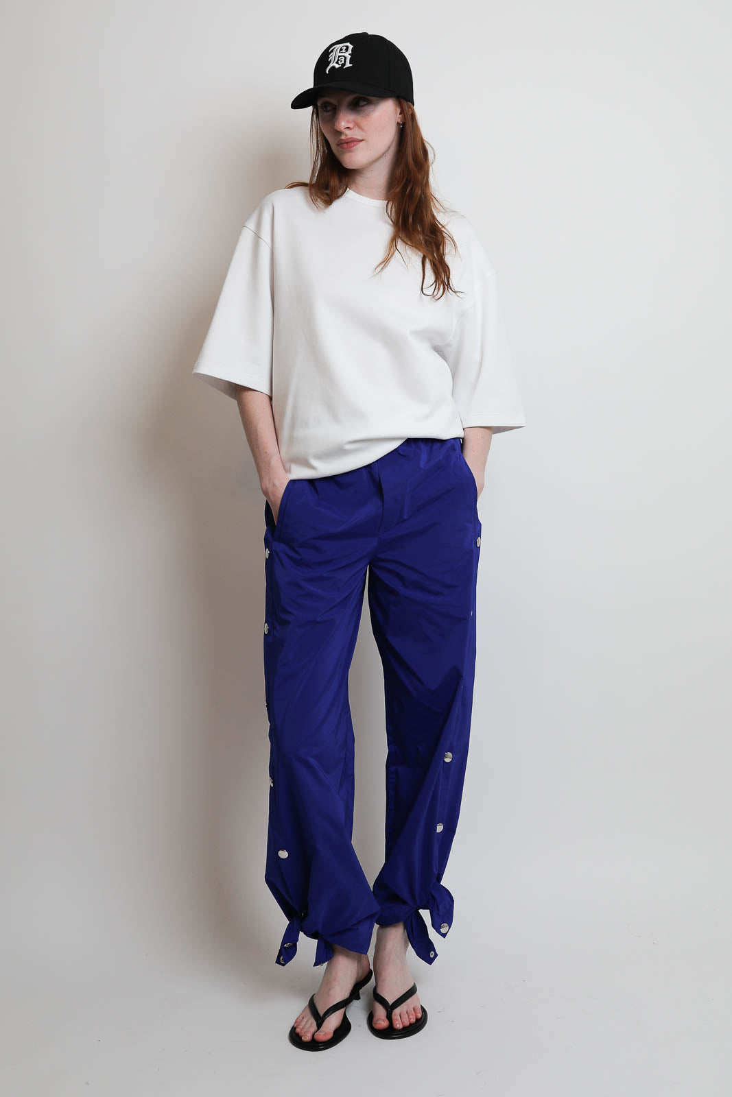 Tibi, T-Shirt Active in Weiss