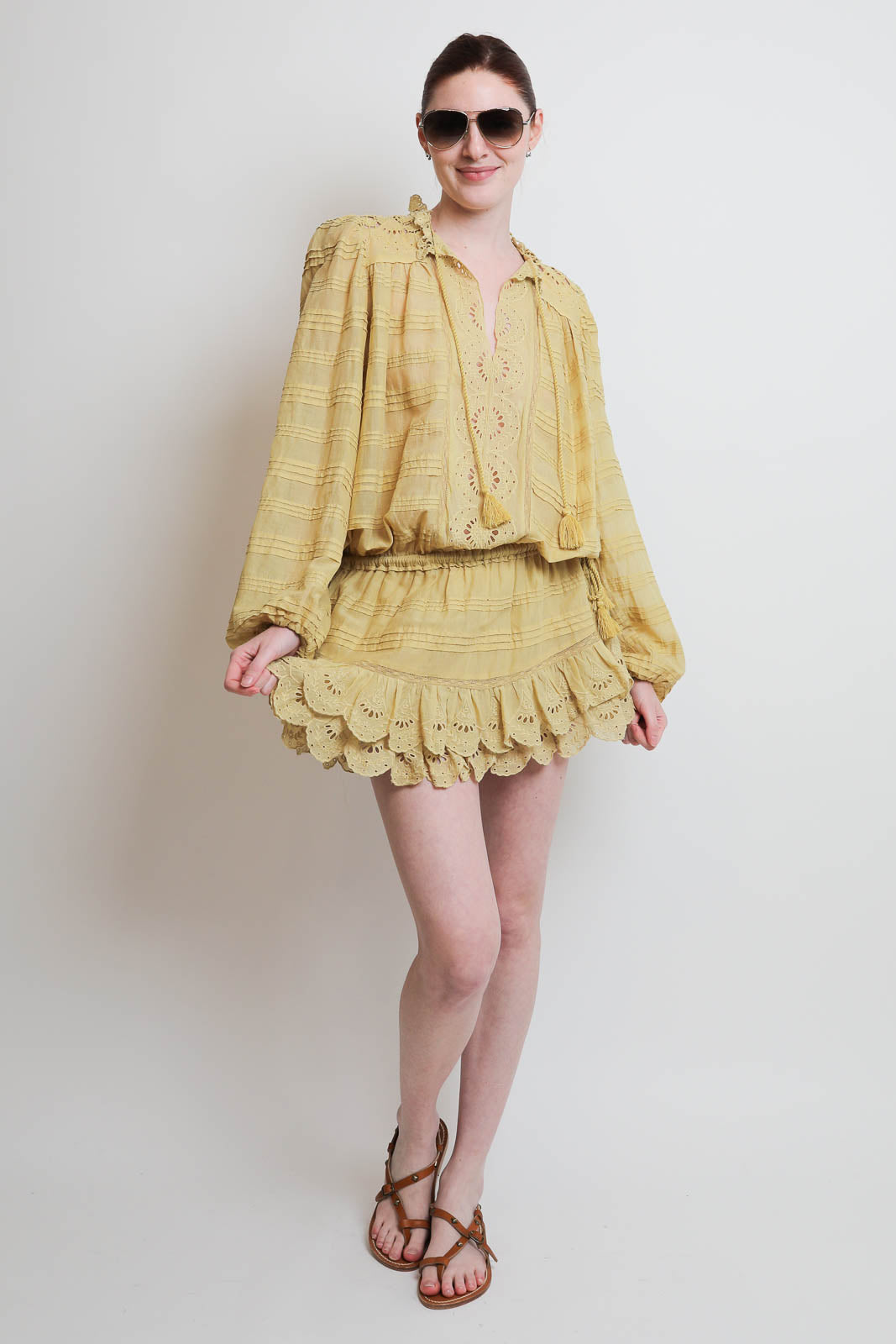 Marant Etoile, Kleid Preya in Light Ochre