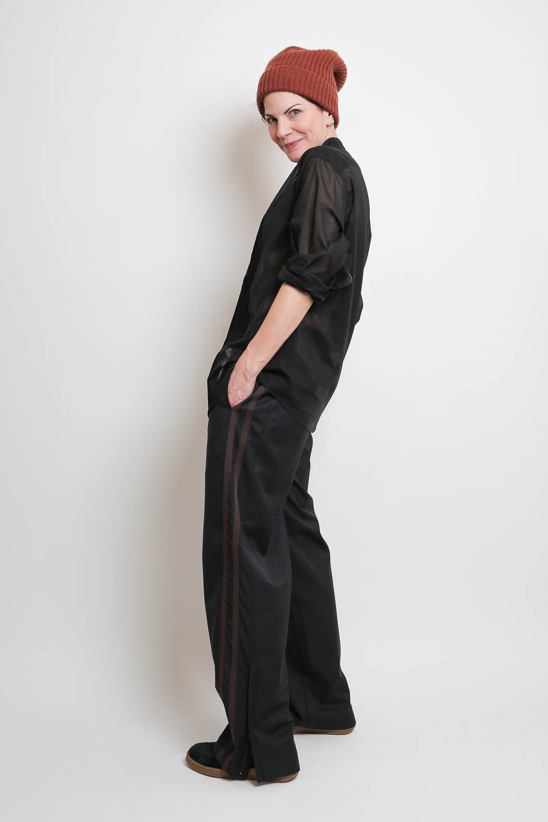 6397, Hose Track in Schwarz