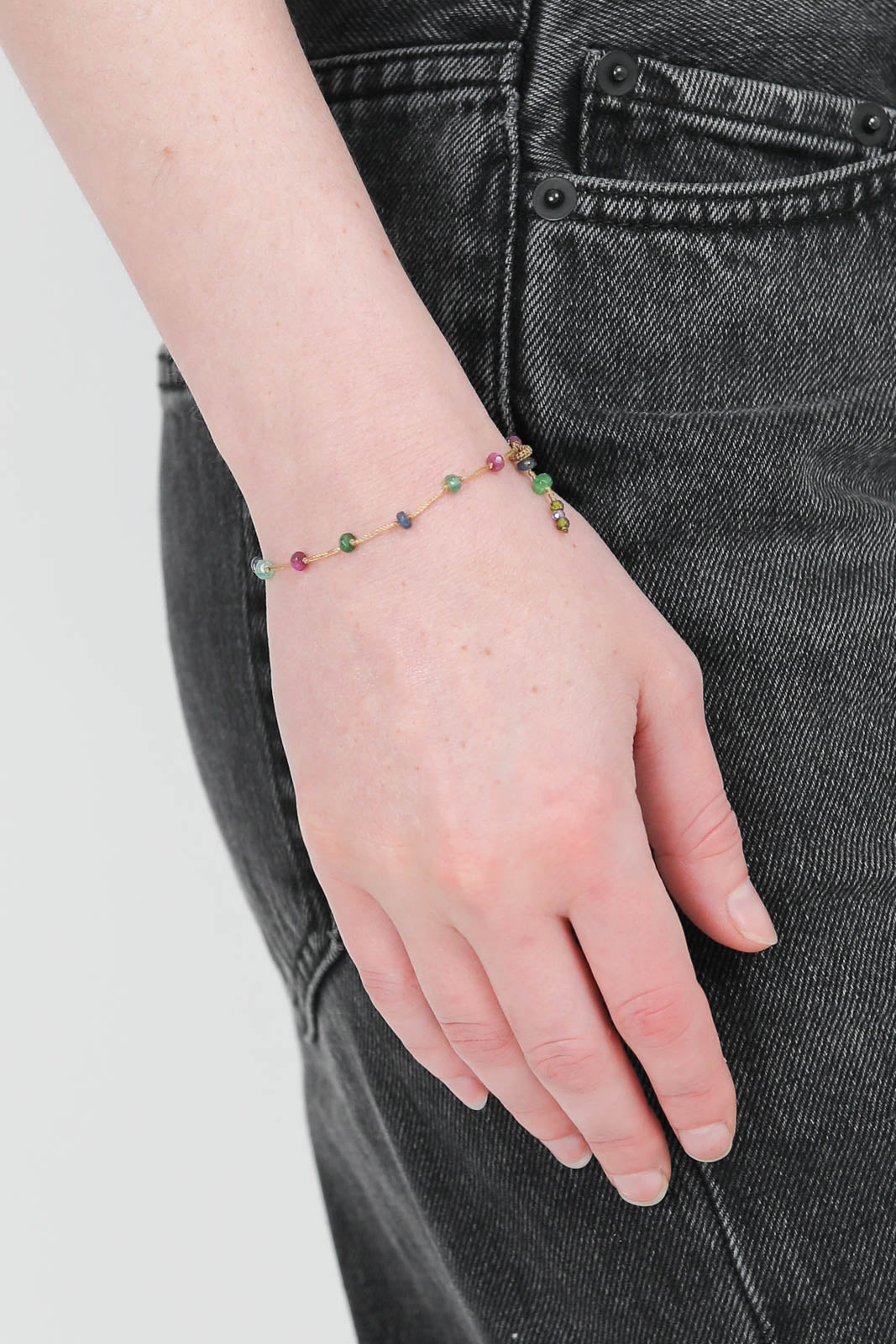 Armband T.Bee in Corrundum Rouge Bleu Vert