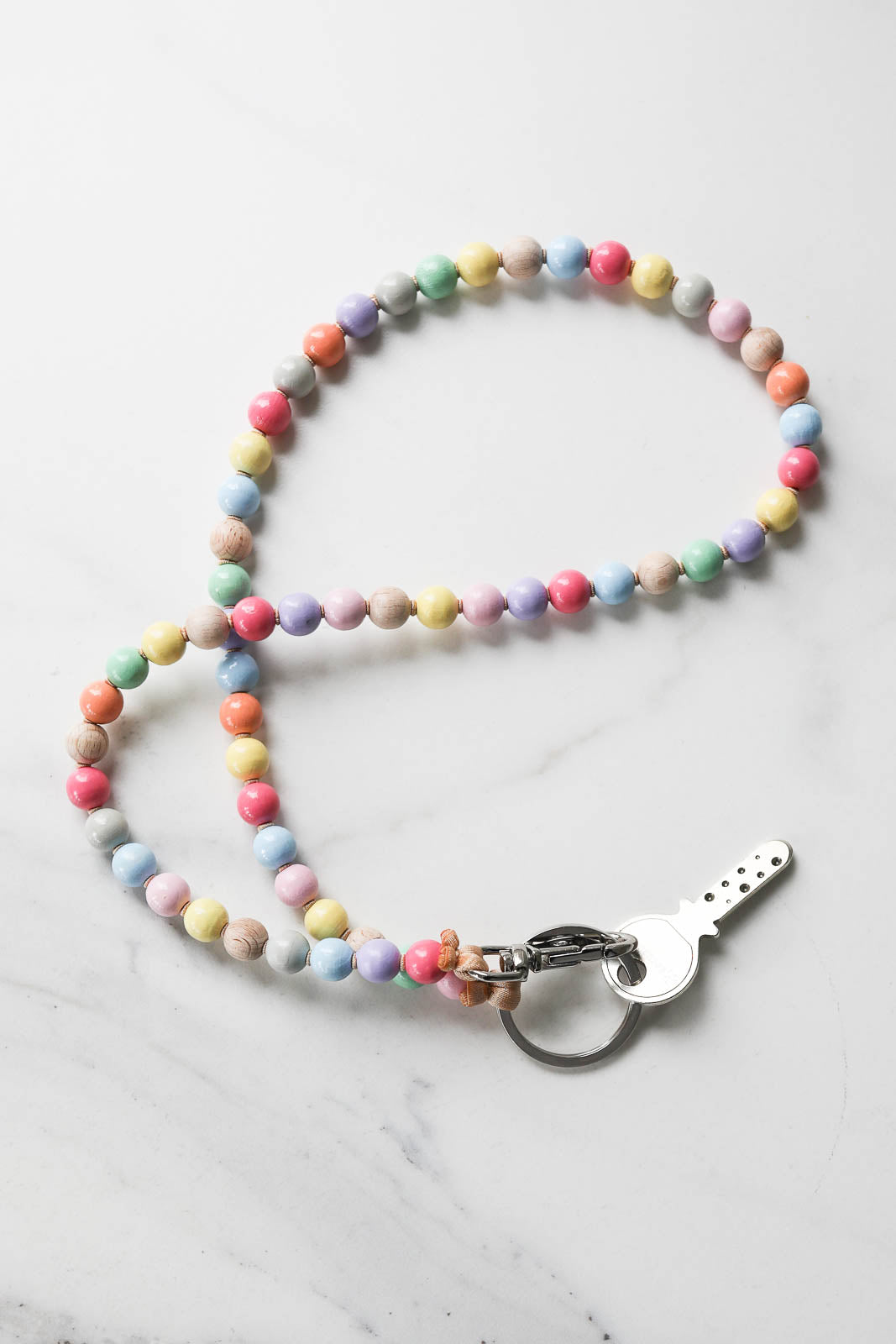 Schlüsselanhänger in Pastelmix