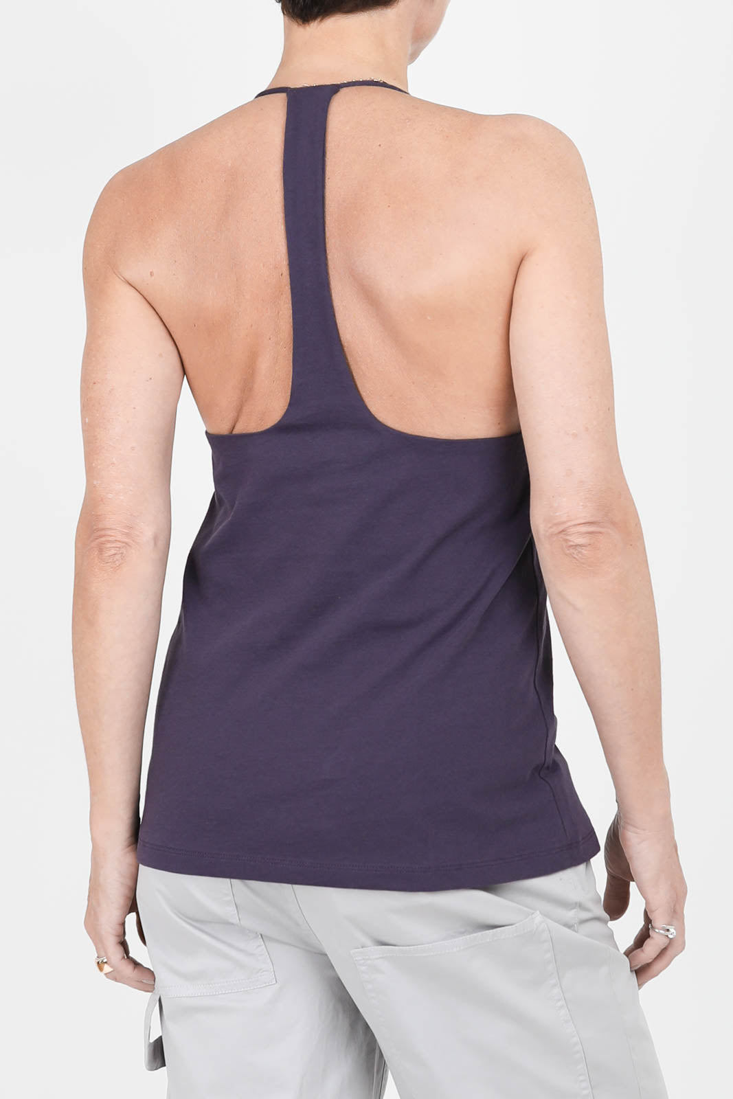 Tank Top Racerback in Eggplant