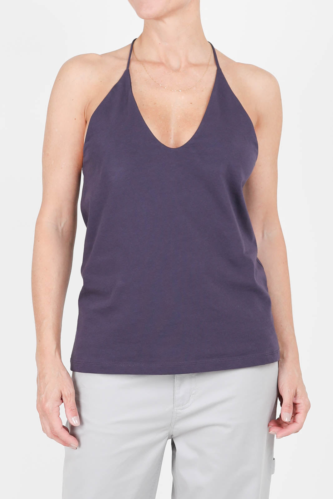 Tank Top Racerback in Eggplant