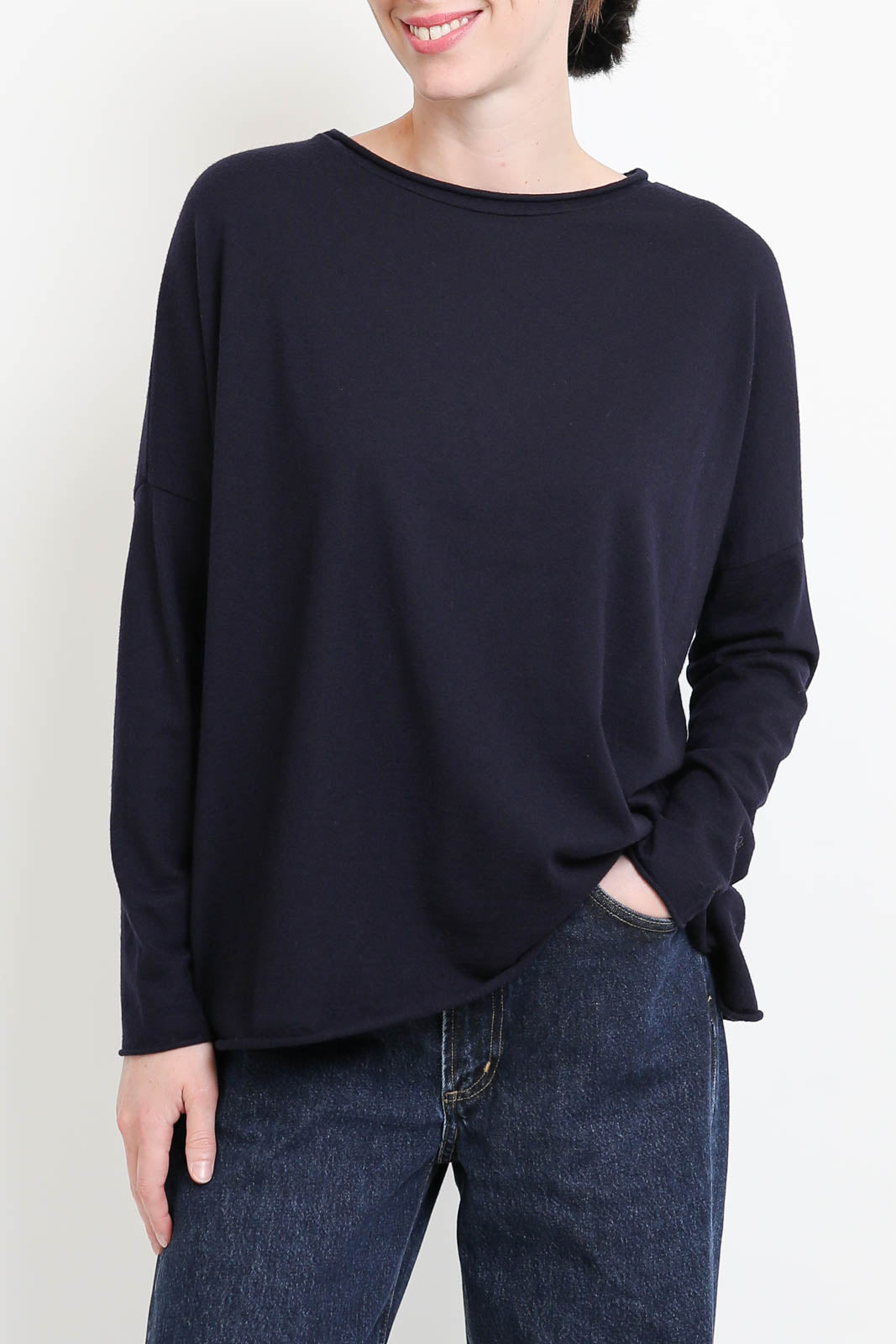 Labo.Art, Pullover Maglia Carla in Atlantic