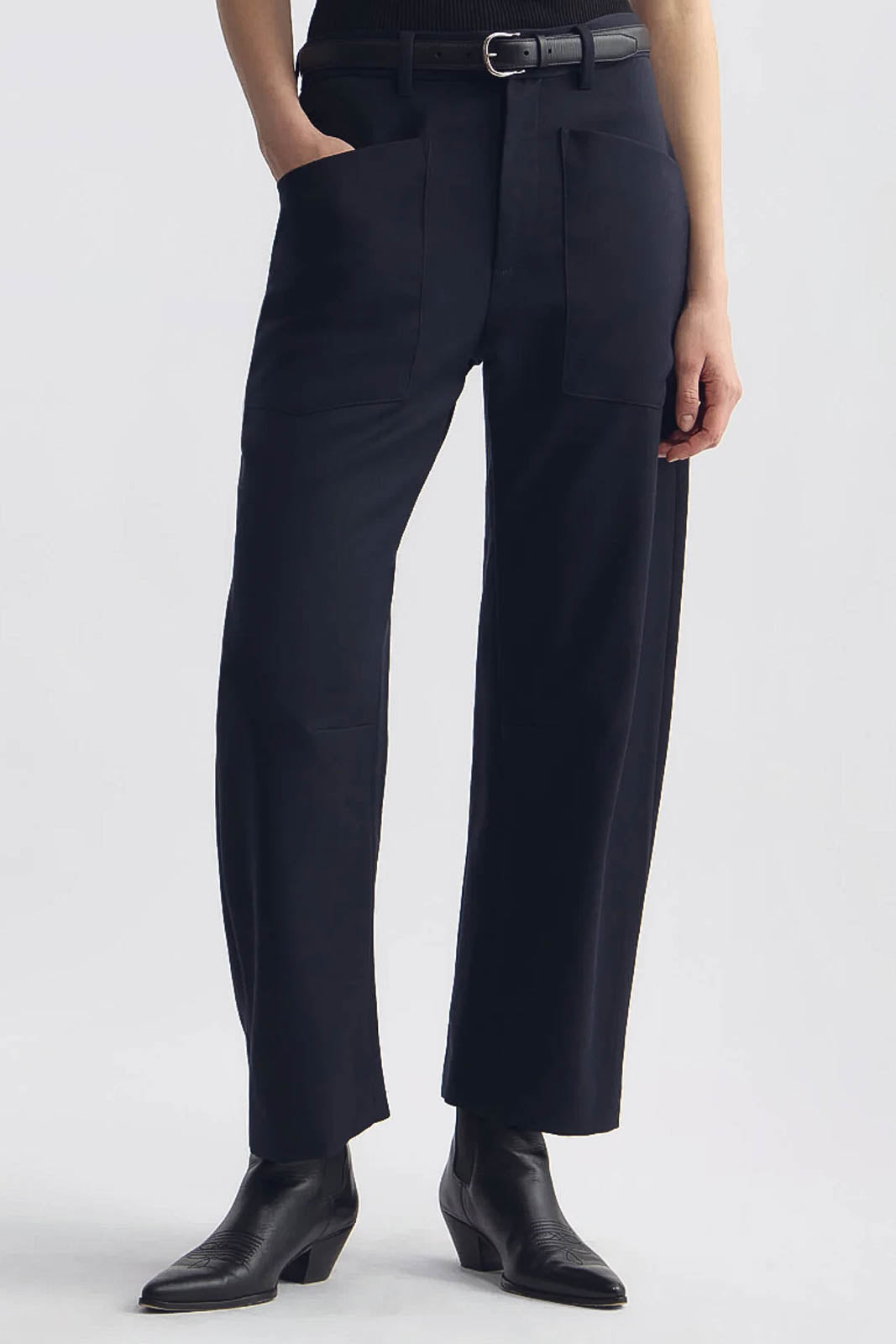Nili Lotan, Hose Shon Wool in Midnight