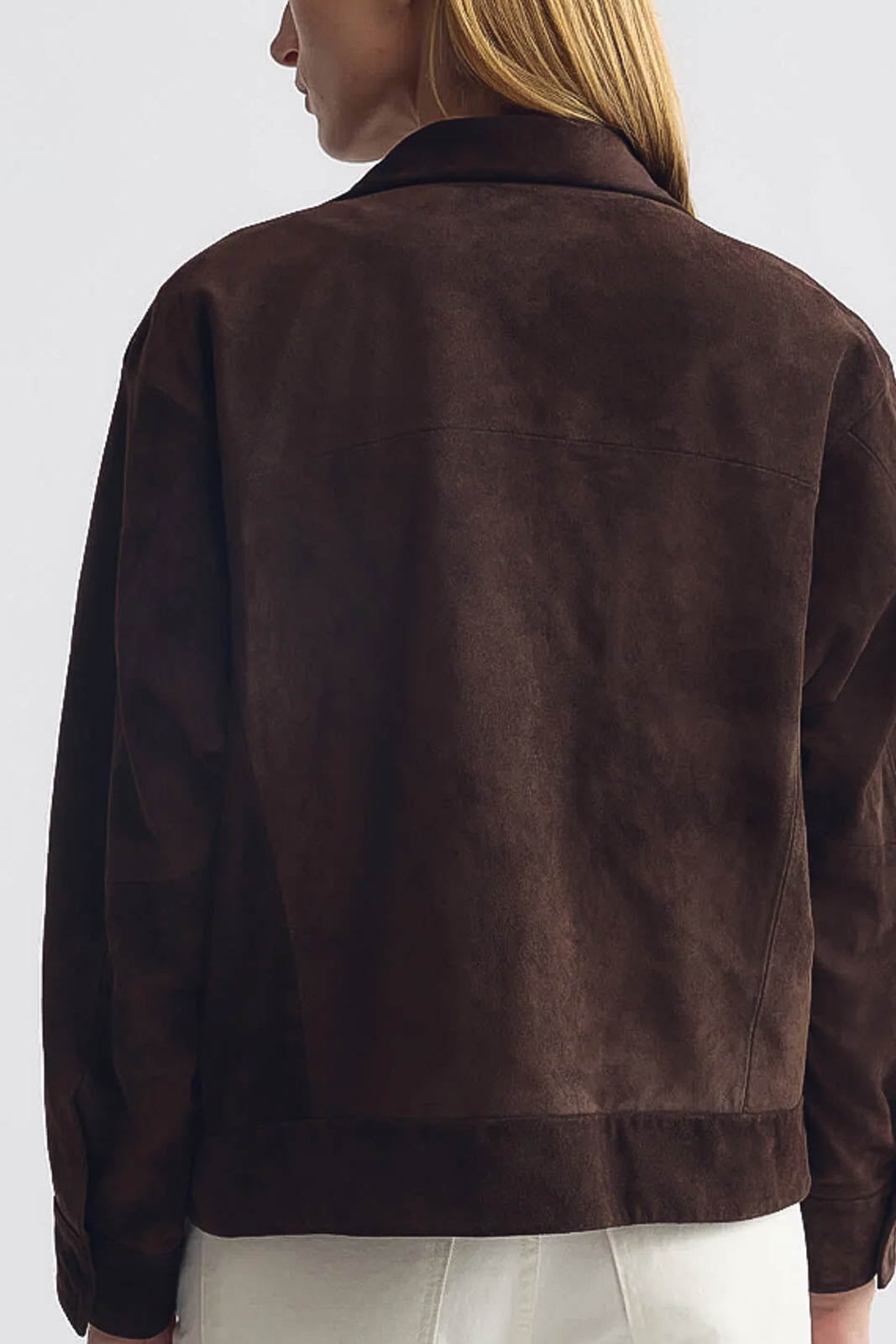 Nili Lotan, Jacke Cirque in Chocolate Brown