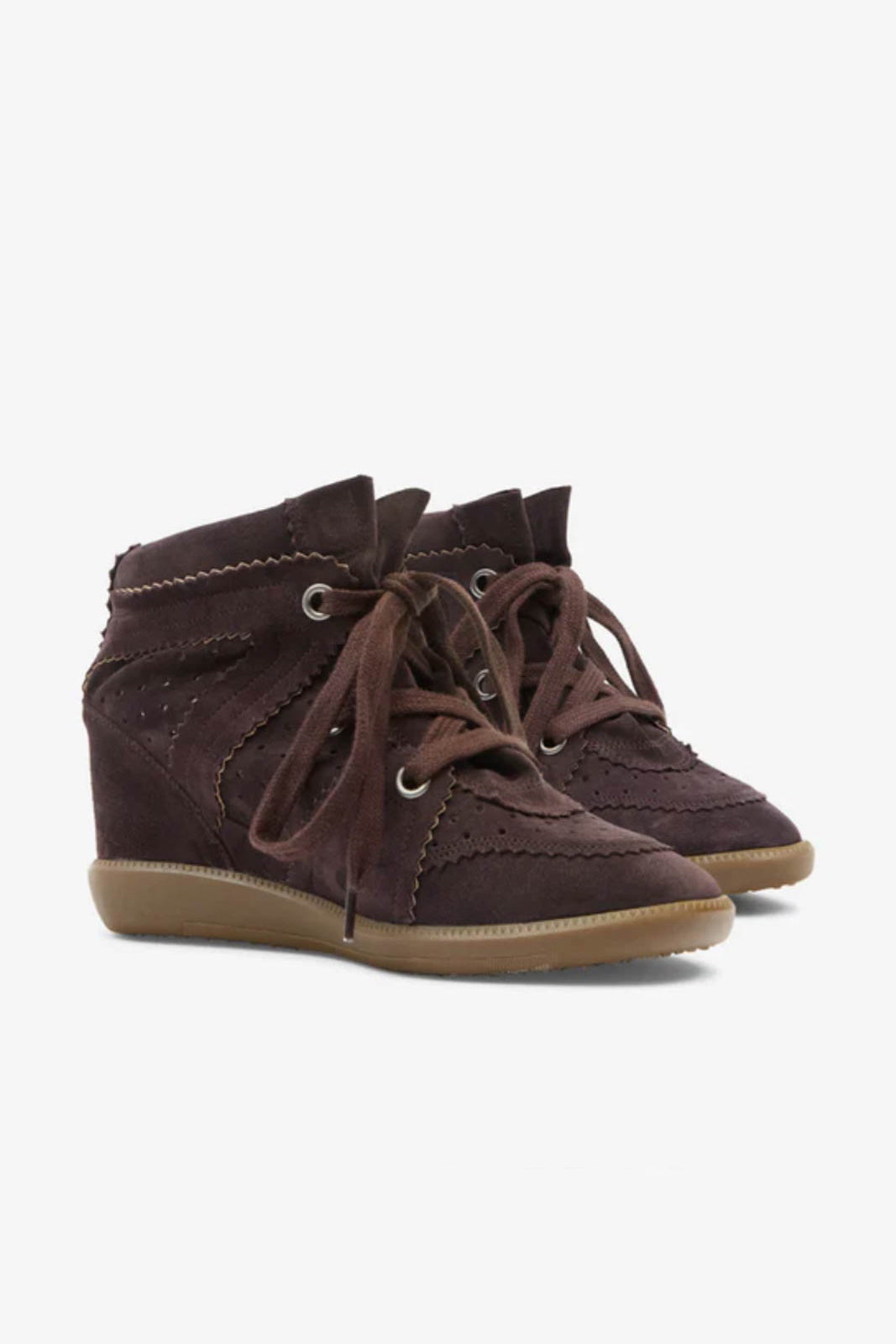 Isabel Marant, Sneakers Bobby in Chocolate
