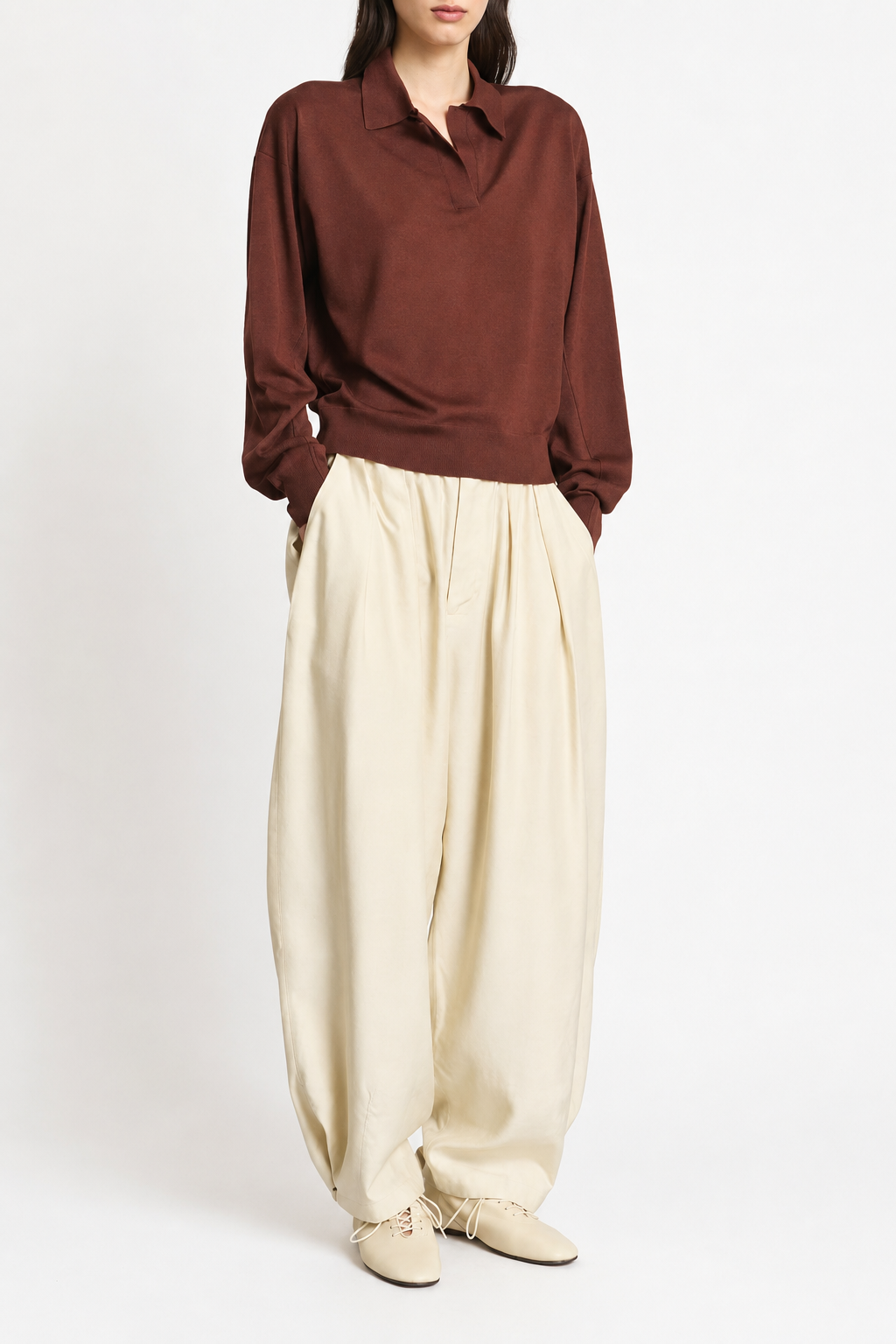 Soeur, Pullover Fleming in Acajou
