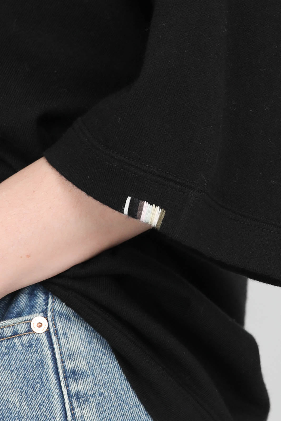 Pullover mit 3/4-Ärmeln Indi in Raven