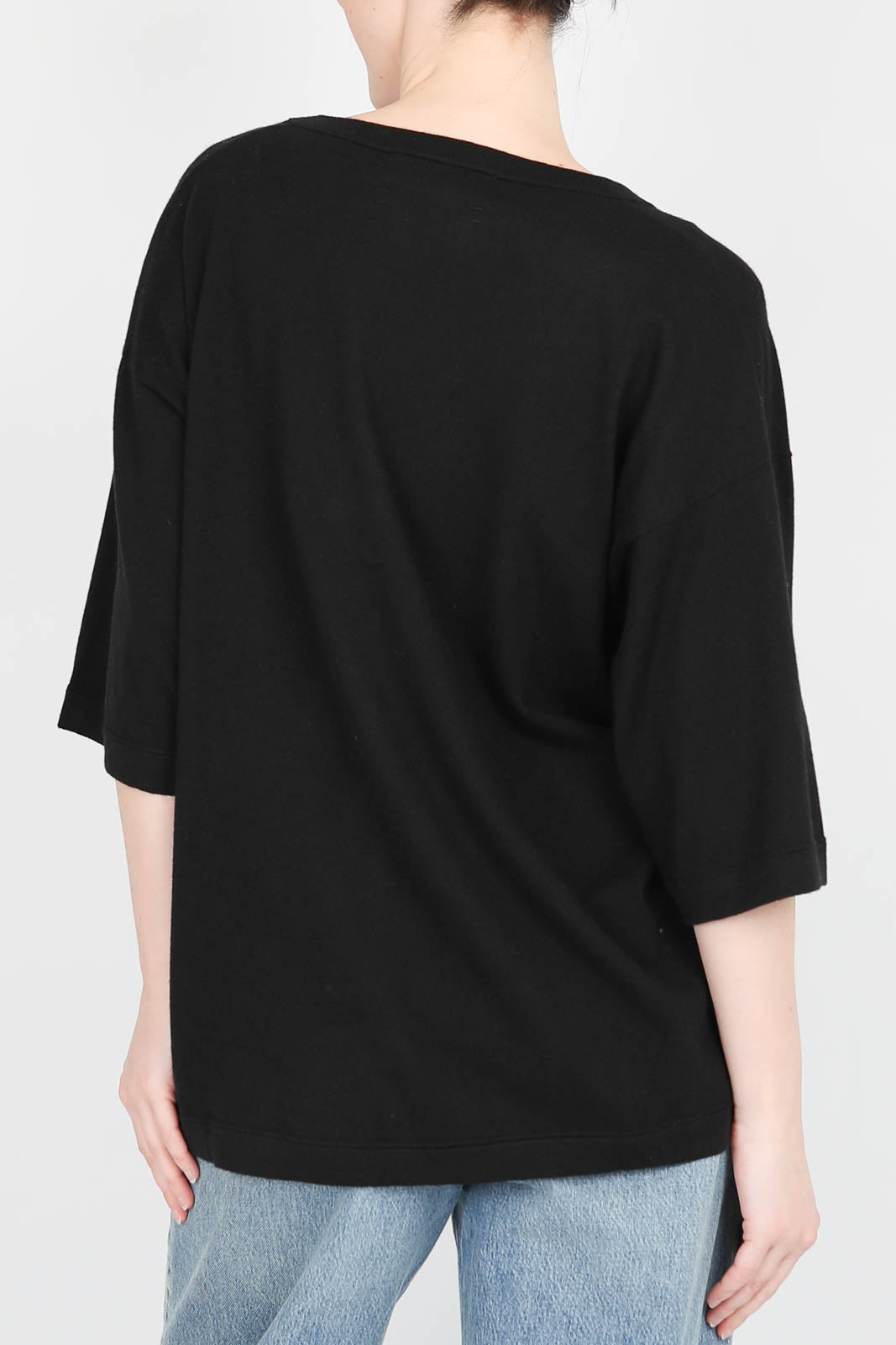 Pullover mit 3/4-Ärmeln Indi in Raven