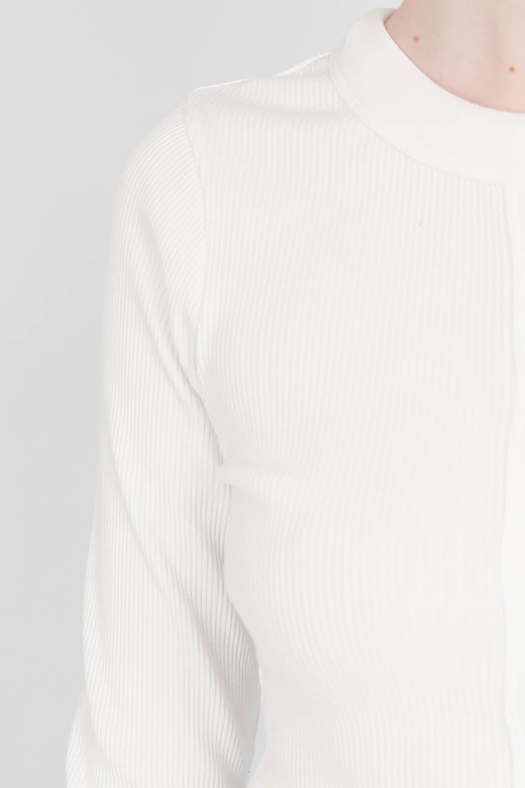 Langarm-Shirt Varra Henley in Weiss