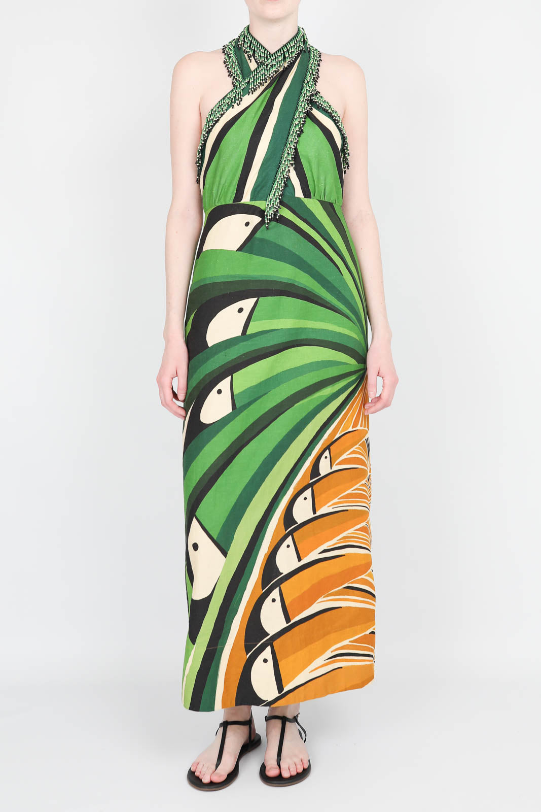 Kleid Toucan Tree in Grün