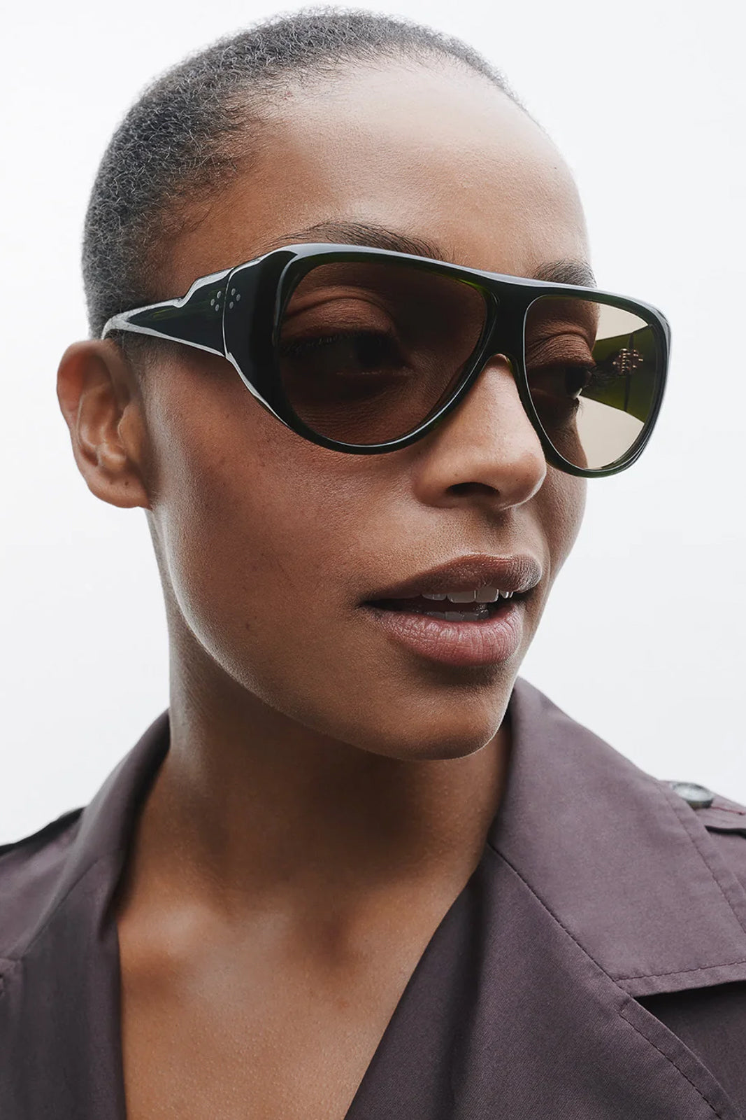 Port Tanger, Sonnenbrille Gambia in Cardamom/Olive Lens