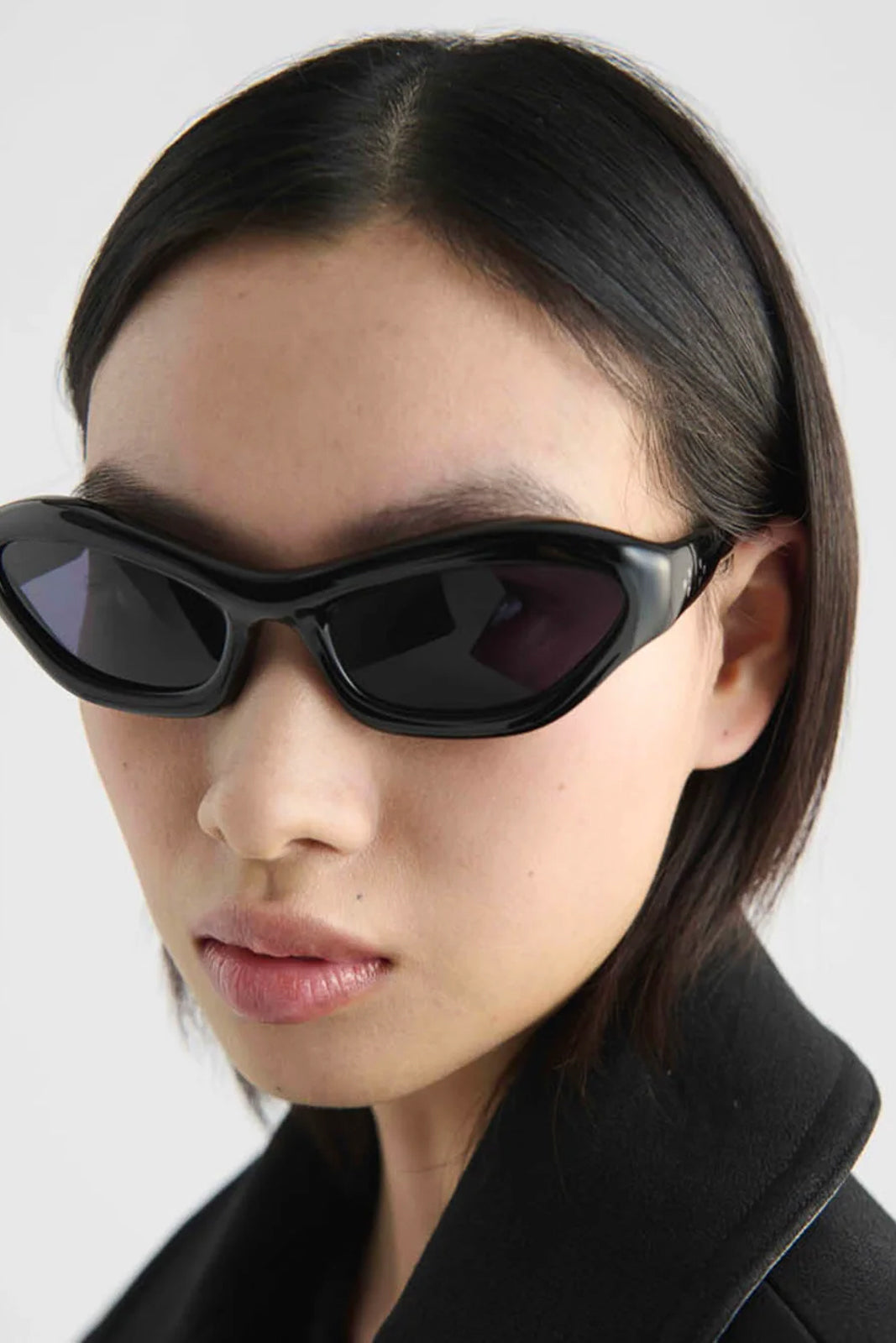 Port Tanger, Hayya Sunglasses in Black/Black Lens