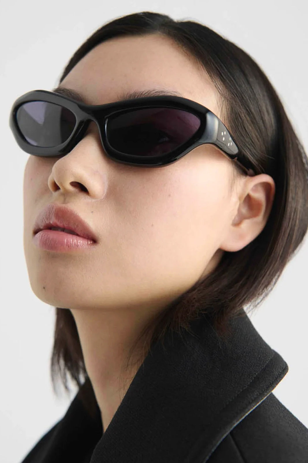 Port Tanger, Hayya Sunglasses in Black/Black Lens