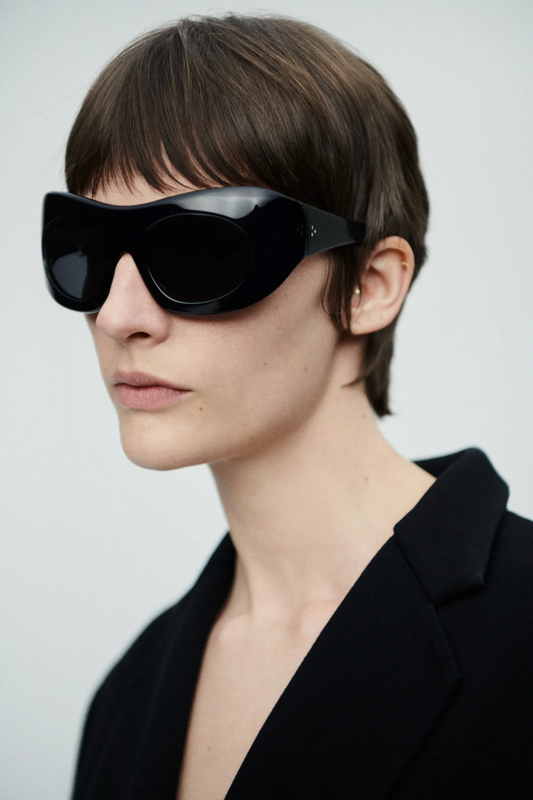 Port Tanger, Ruh Sunglasses in Black/Black Lens