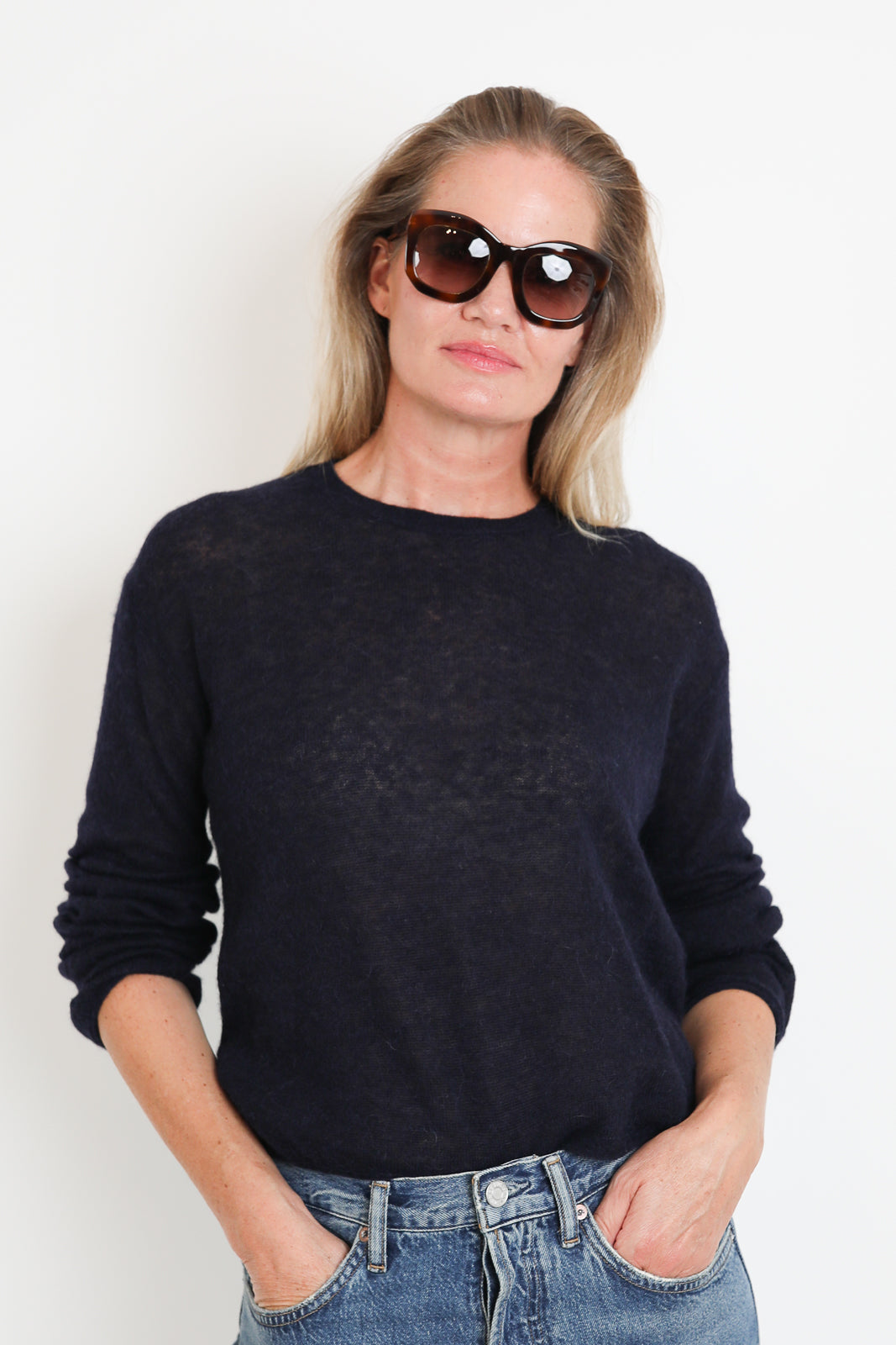 CTPlage, Pullover Round in Navy