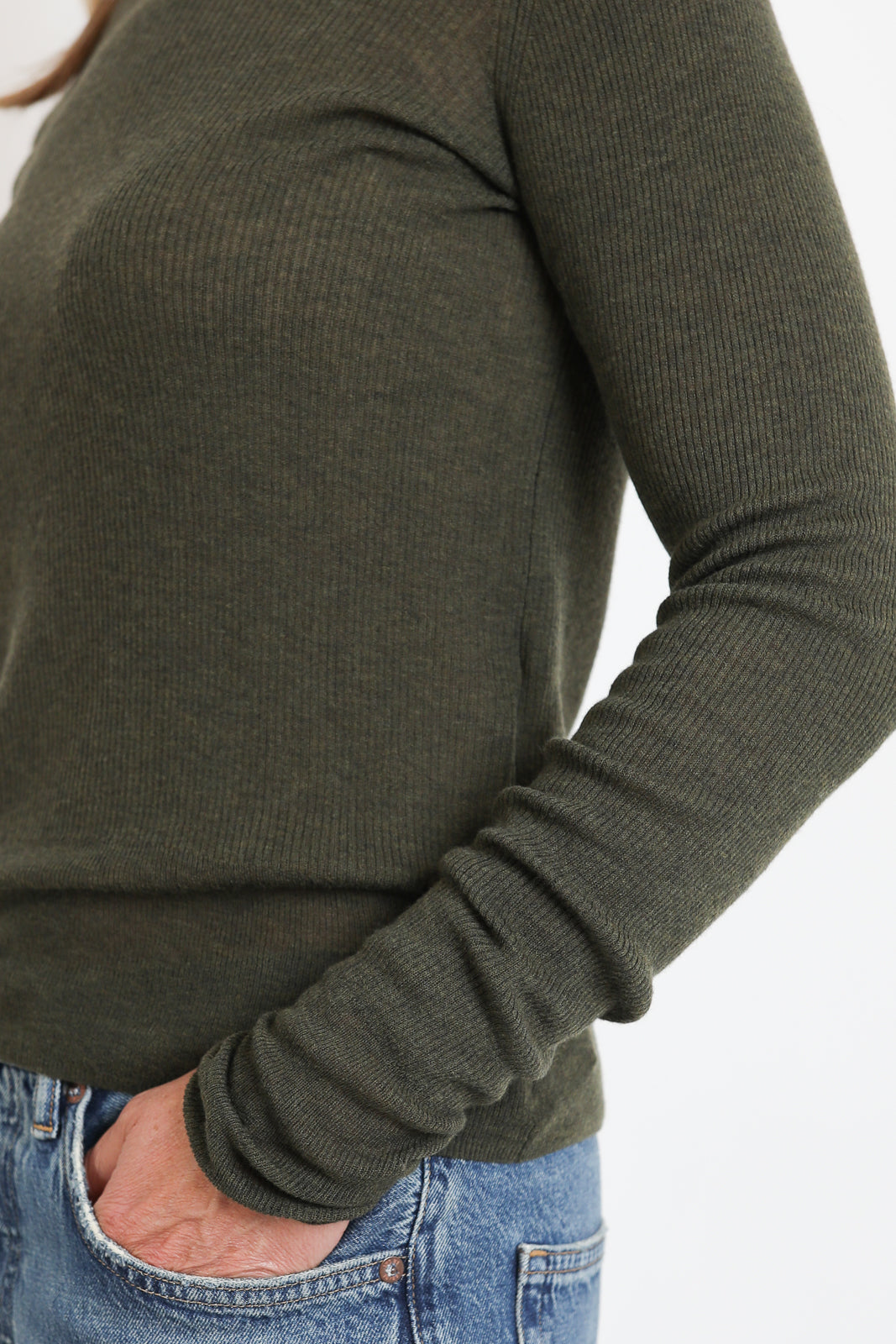 CTPlage, Pullover High Neck in Khaki